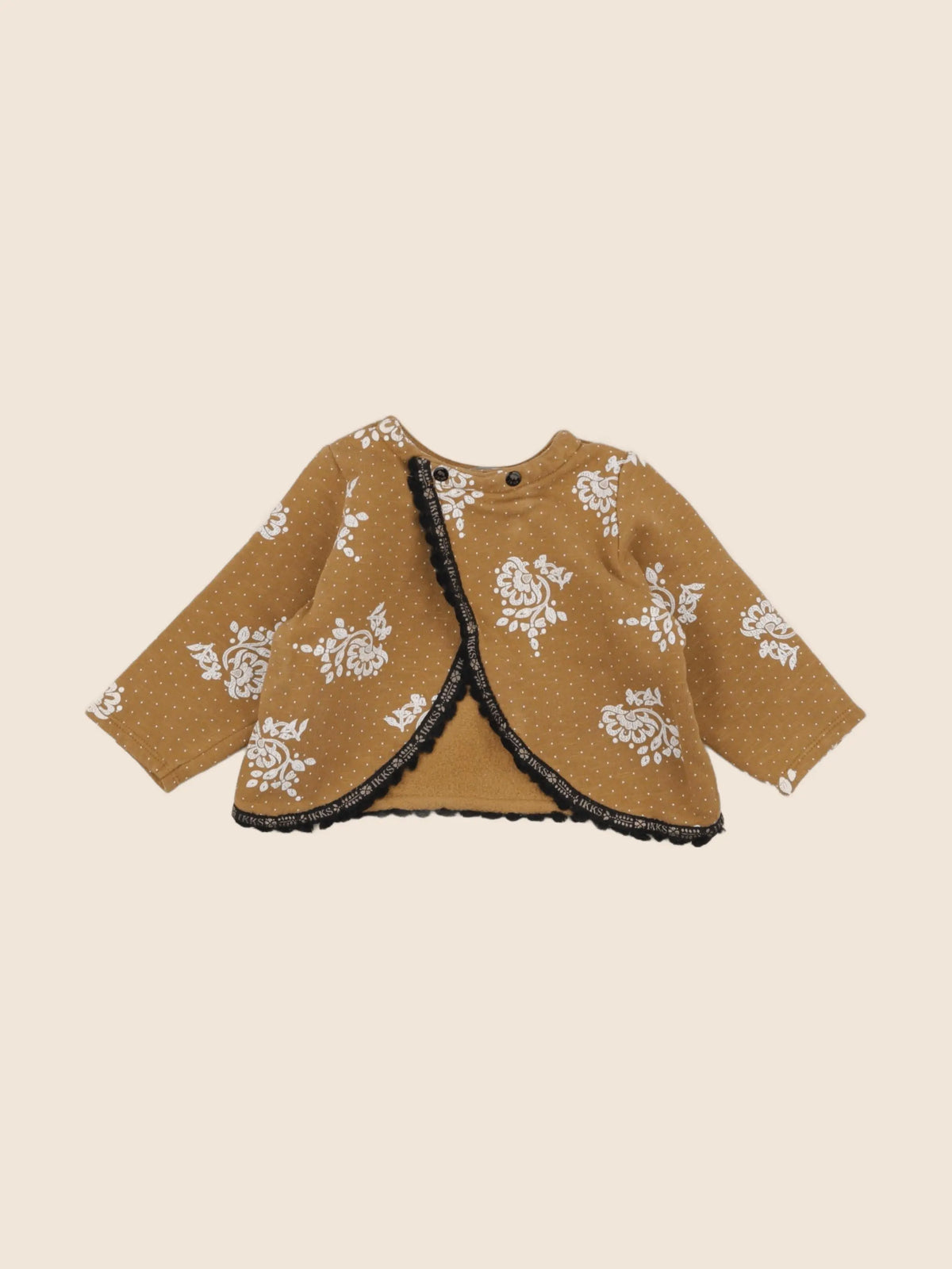 IKKS - sweat jaune - 6 mois