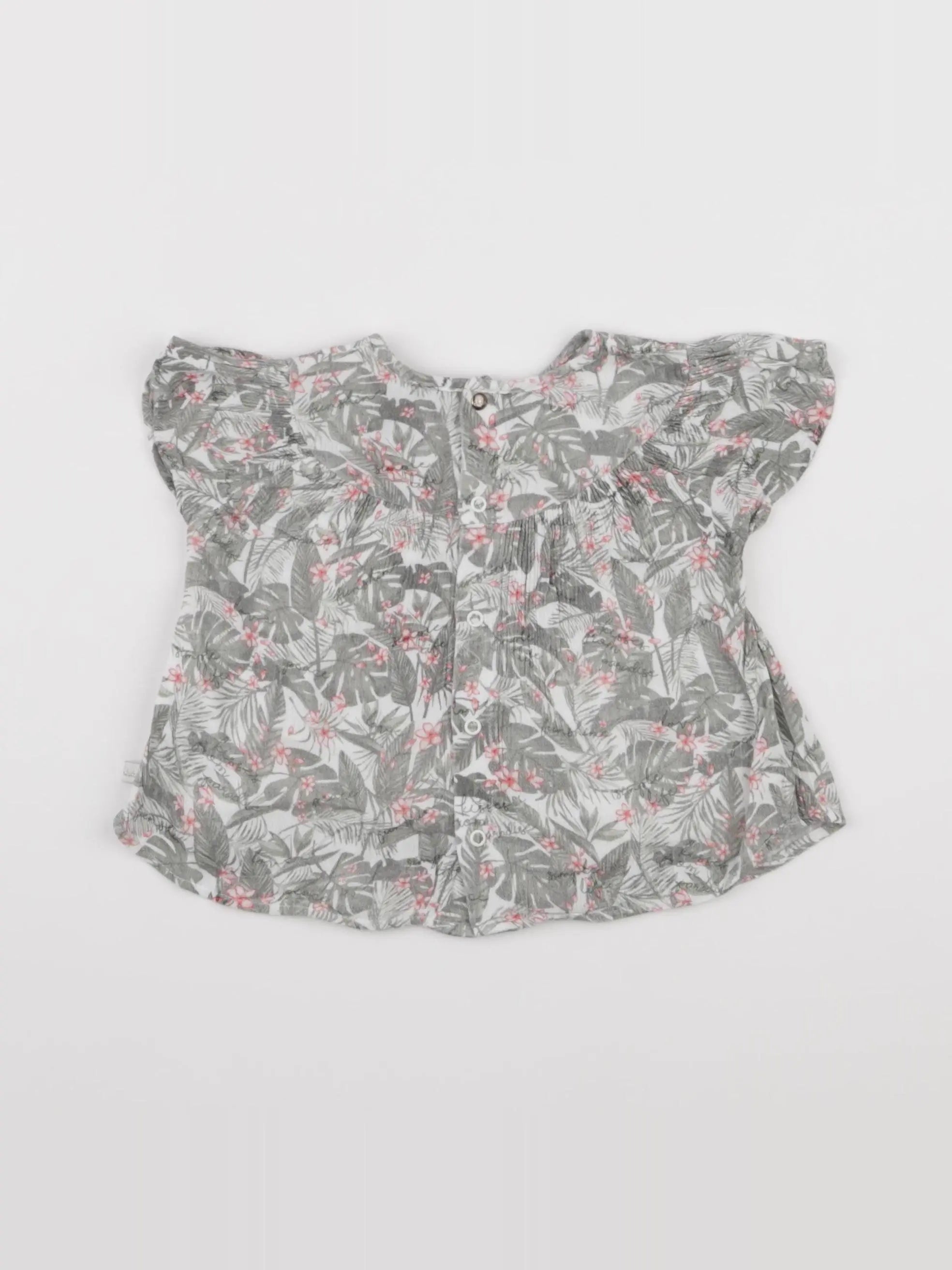 IKKS - blouse vert - 18 mois