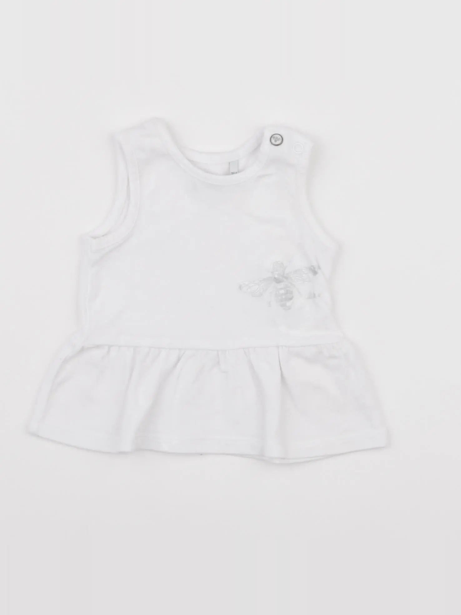IKKS - débardeur blanc - 3 mois