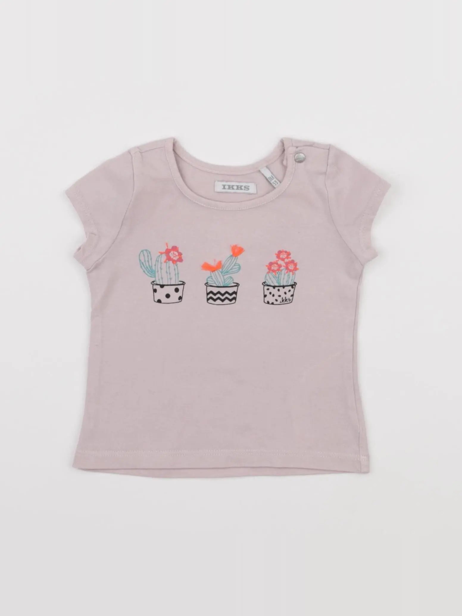 IKKS - tee-shirt rose - 3 mois