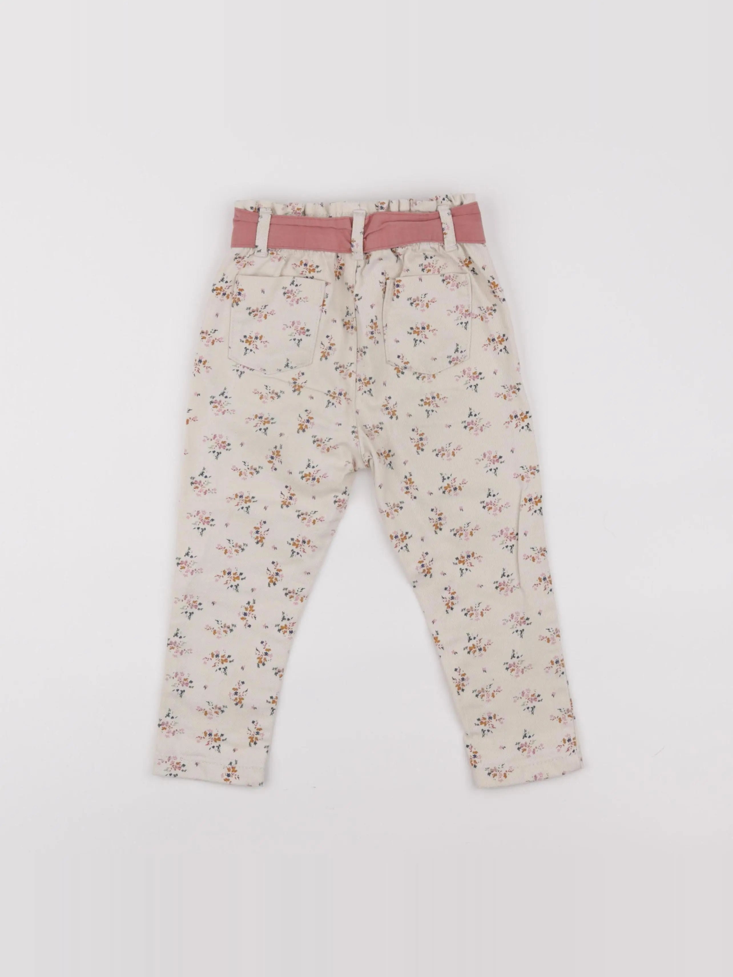 Vertbaudet - jean beige - 24 mois