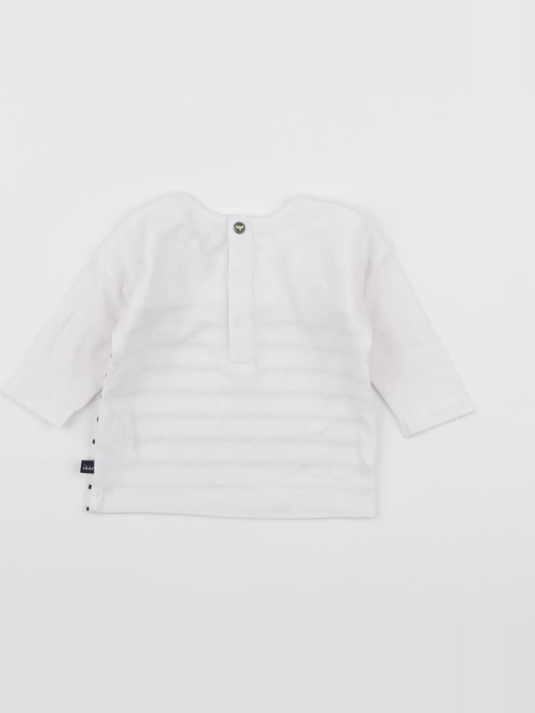 IKKS - tee-shirt blanc, bleu - 3 mois