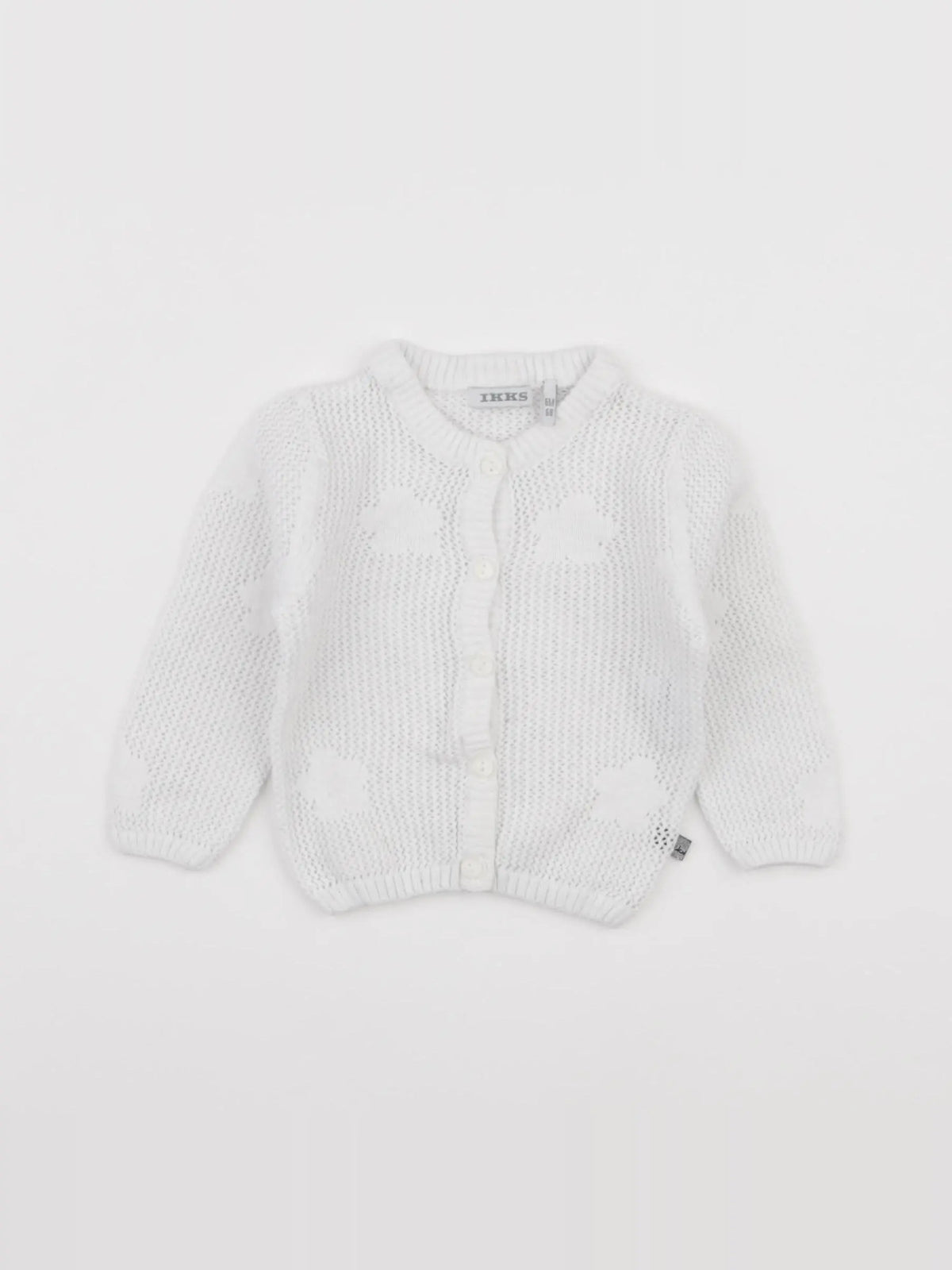 IKKS - gilet blanc - 6 mois