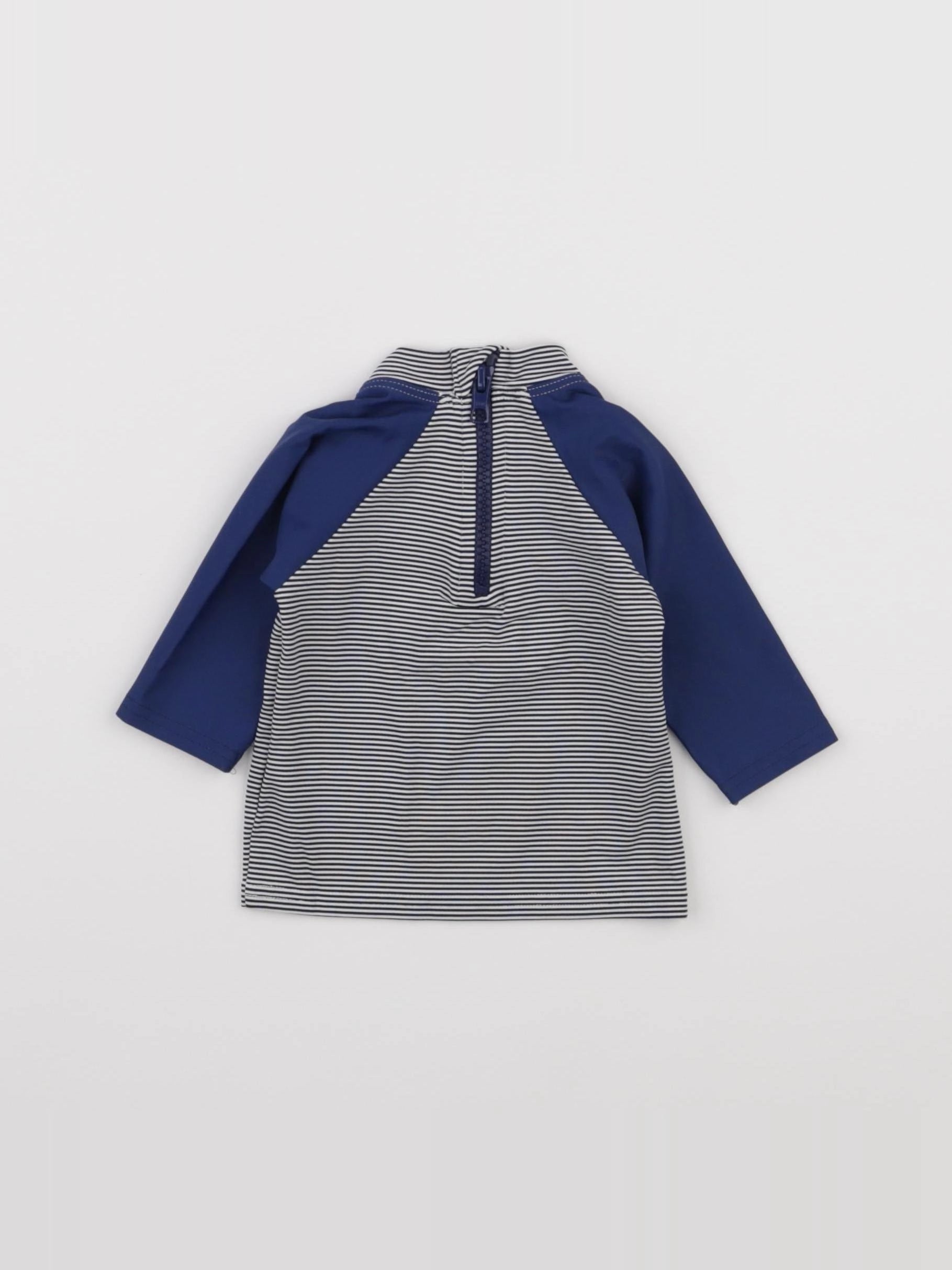 Petit Bateau - tee-shirt de bain bleu - 6 mois