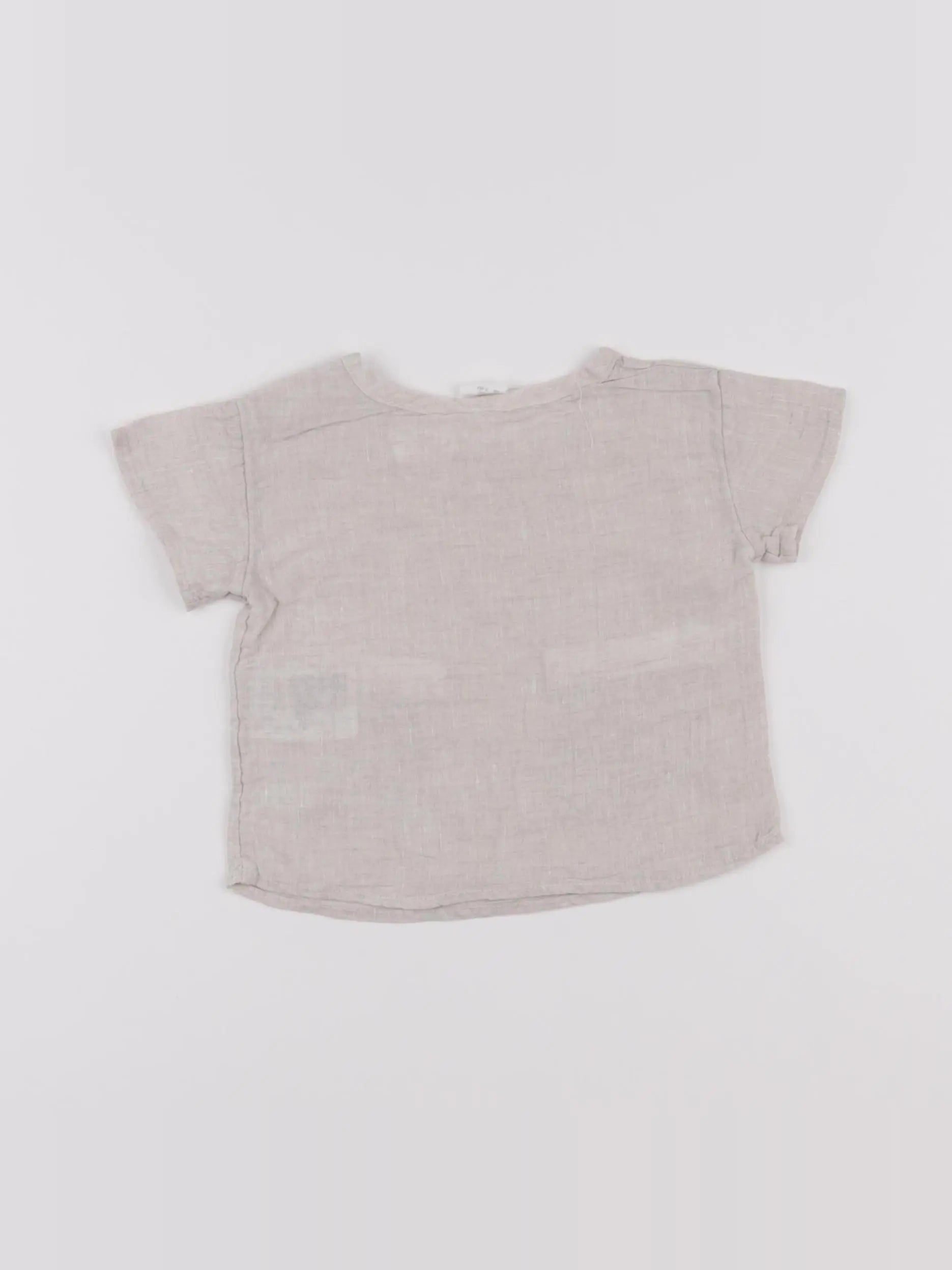 H&M - blouse beige - 2/4 mois