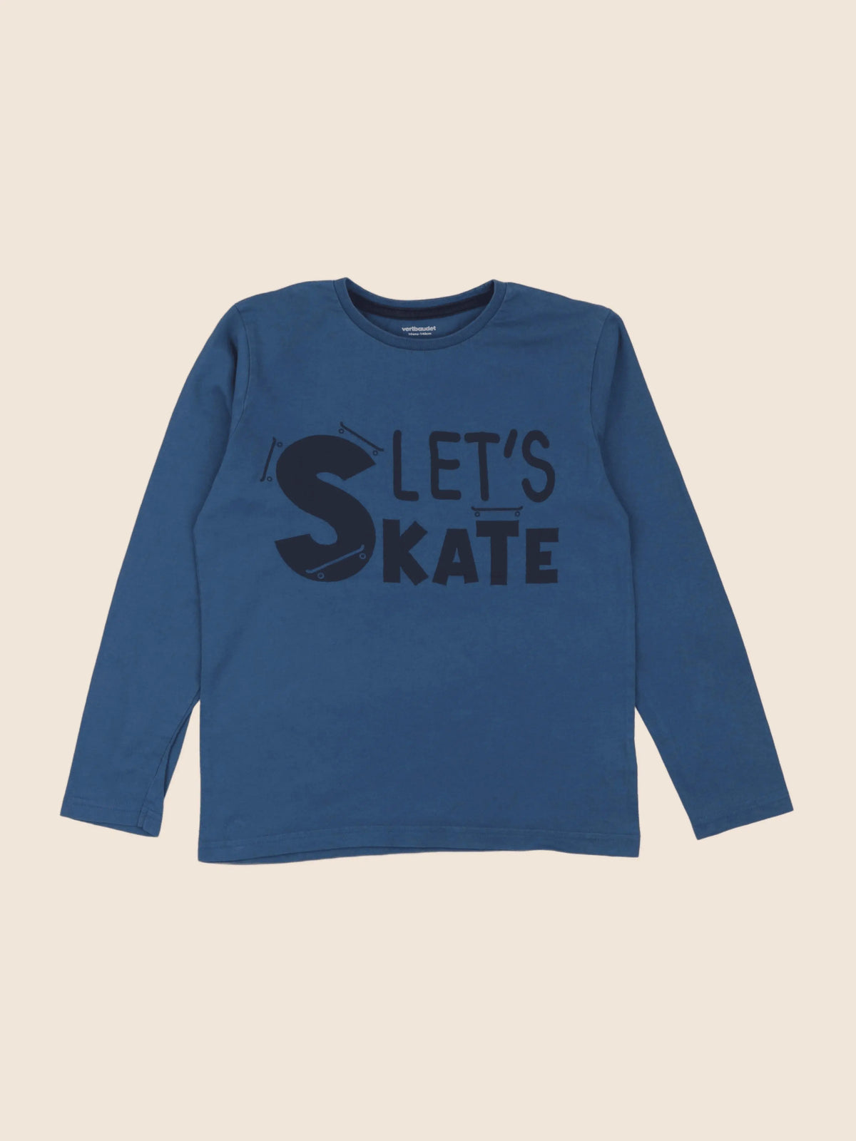 Vertbaudet - tee-shirt bleu - 10 ans