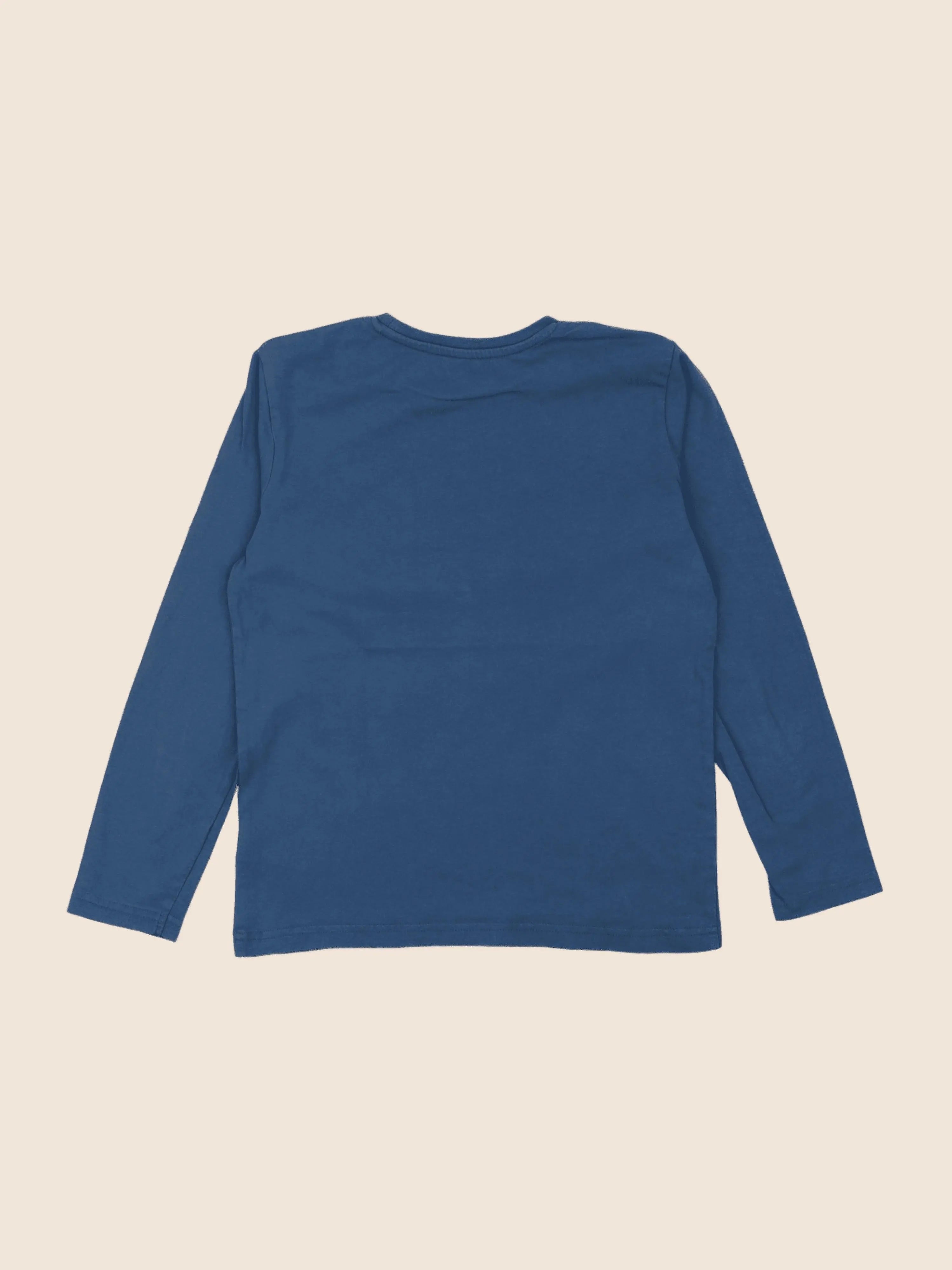 Vertbaudet - tee-shirt bleu - 10 ans