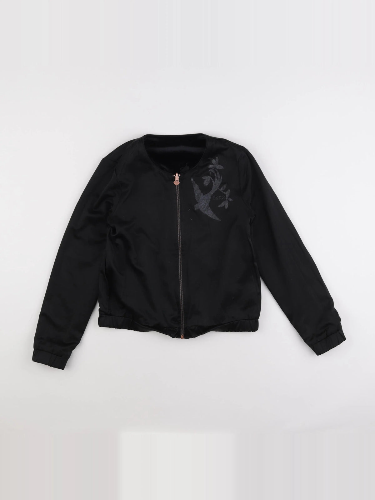 IKKS - veste réversible noir - 12 ans