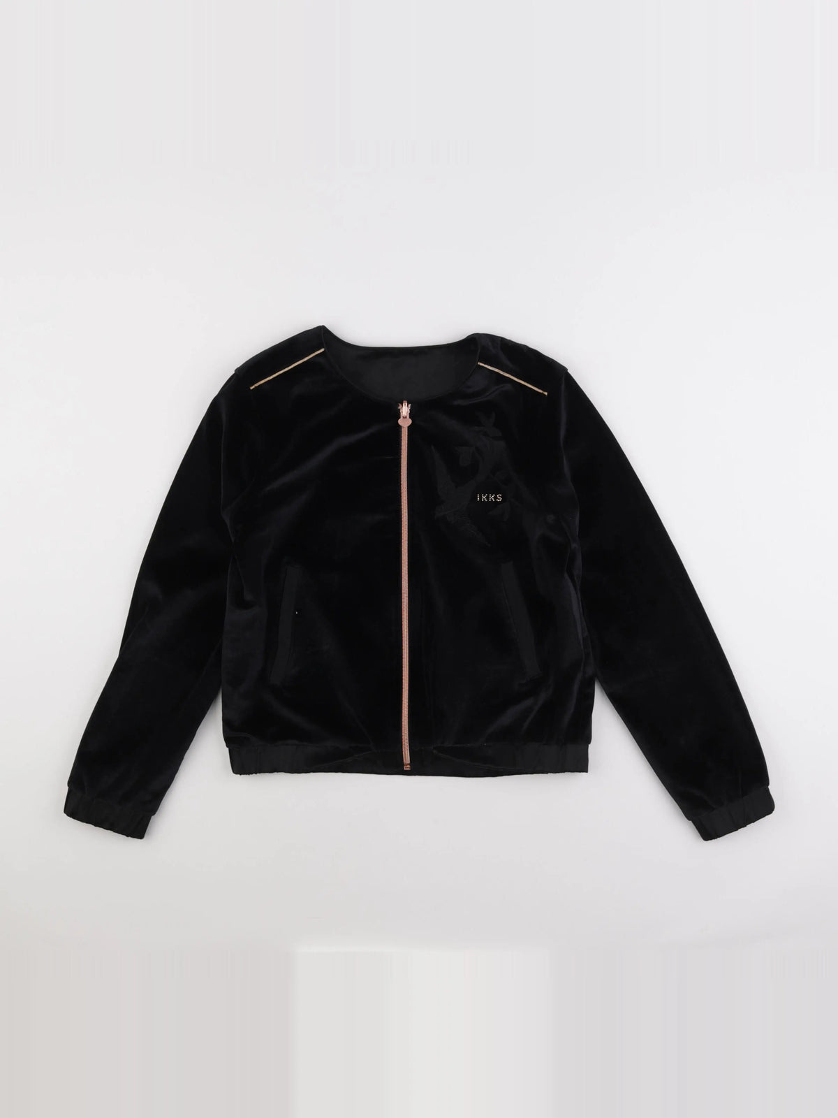 IKKS - veste réversible noir - 12 ans