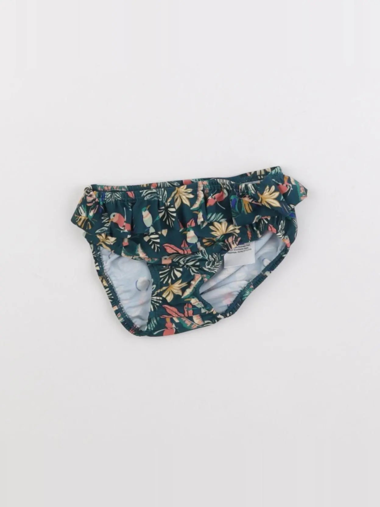 Vertbaudet - maillot de bain vert - 12 mois