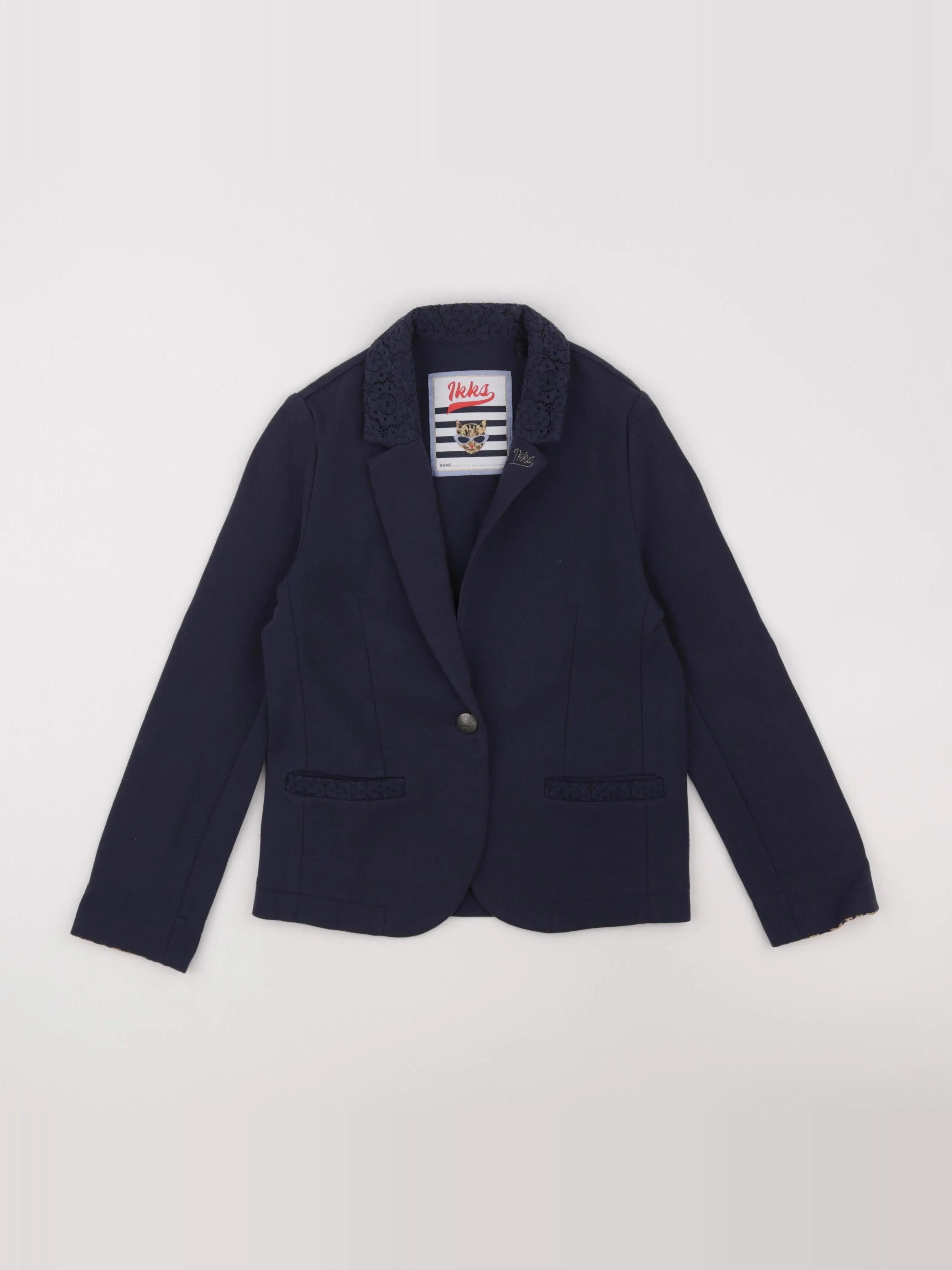 IKKS - veste bleu - 8 ans