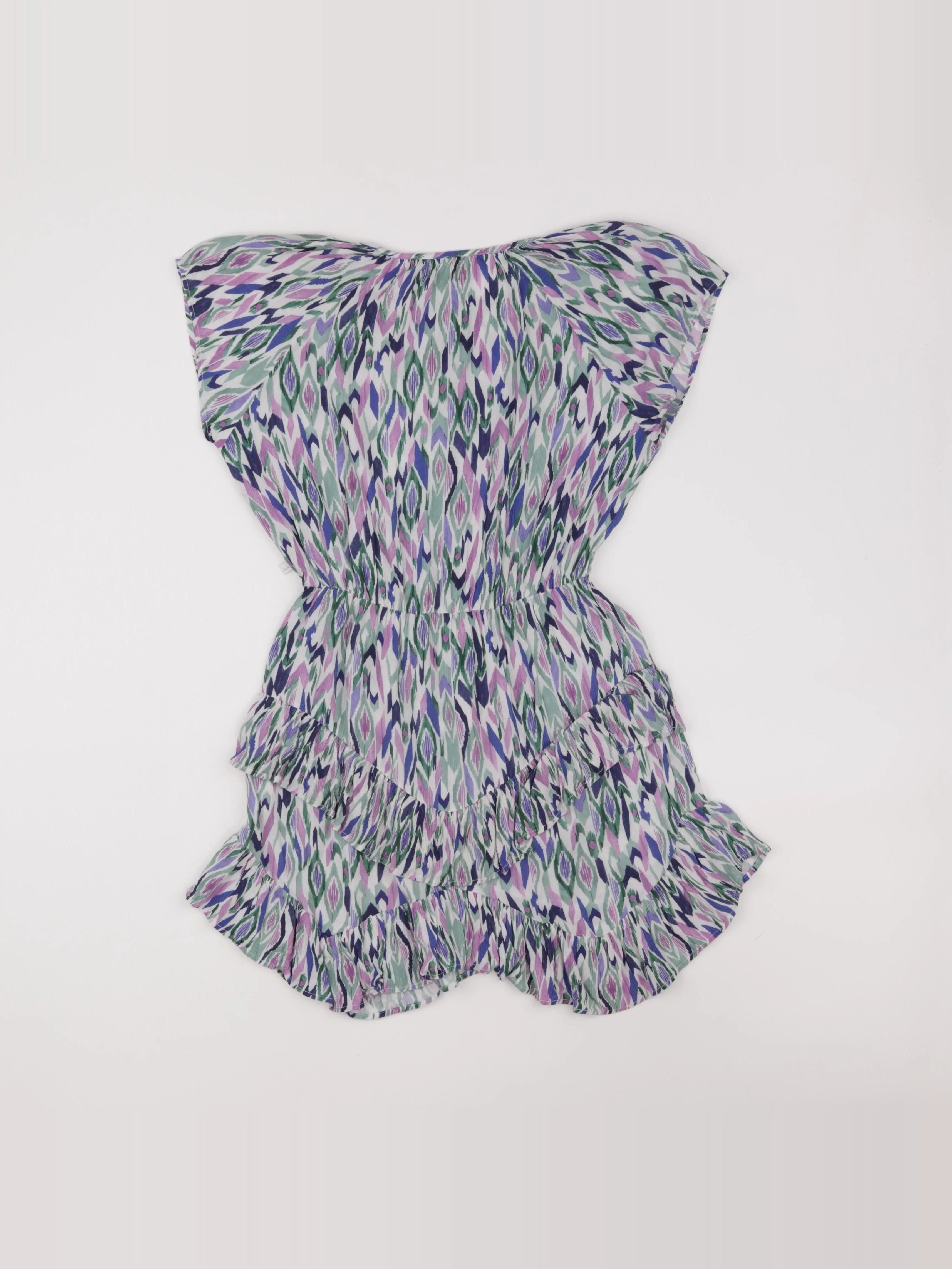IKKS - combinaison bleu, rose - 10 ans