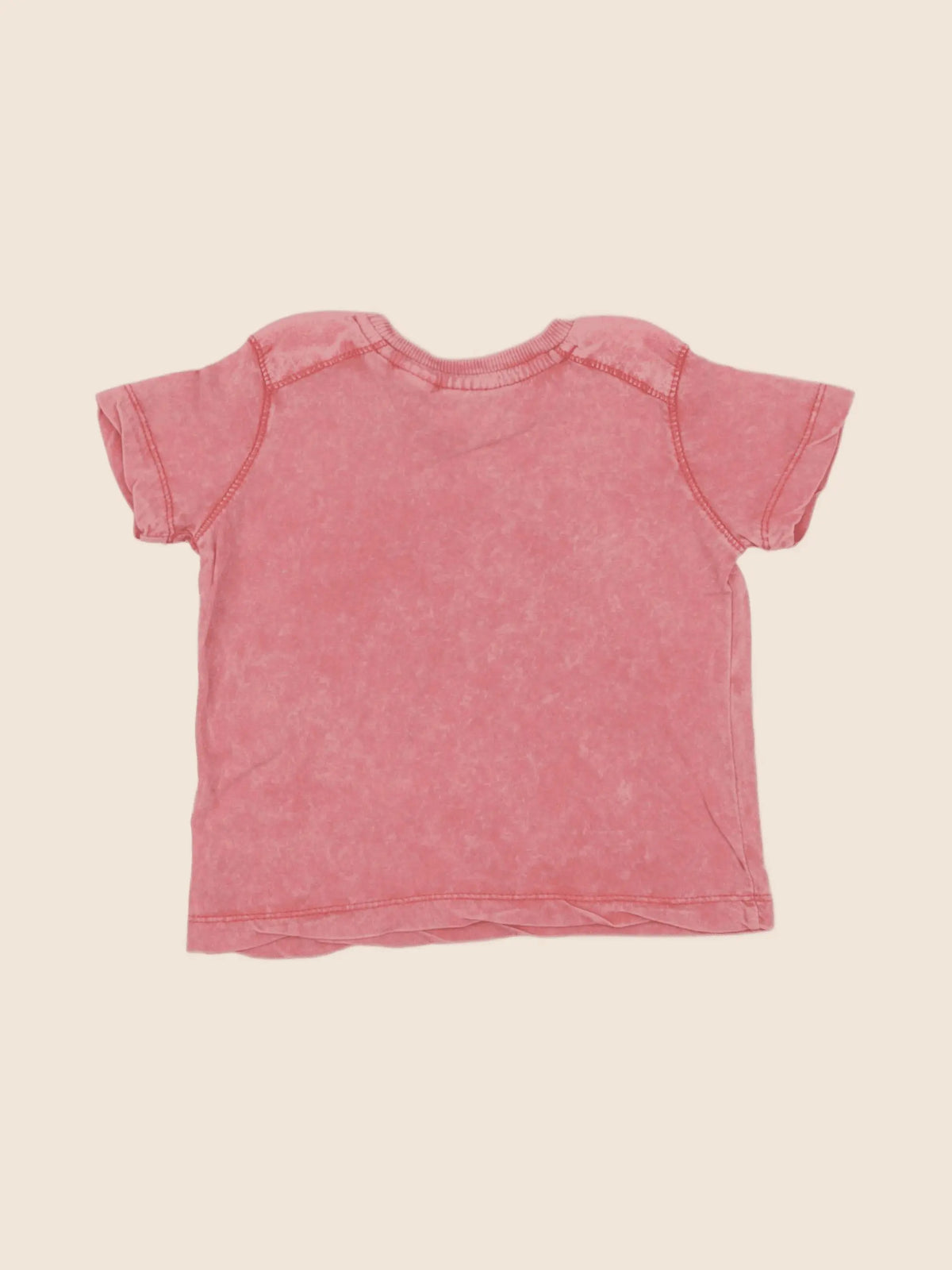 Zara - tee-shirt rose - 6/9 mois