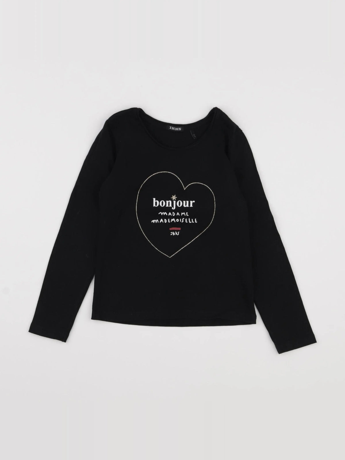 IKKS - tee-shirt noir - 6 ans