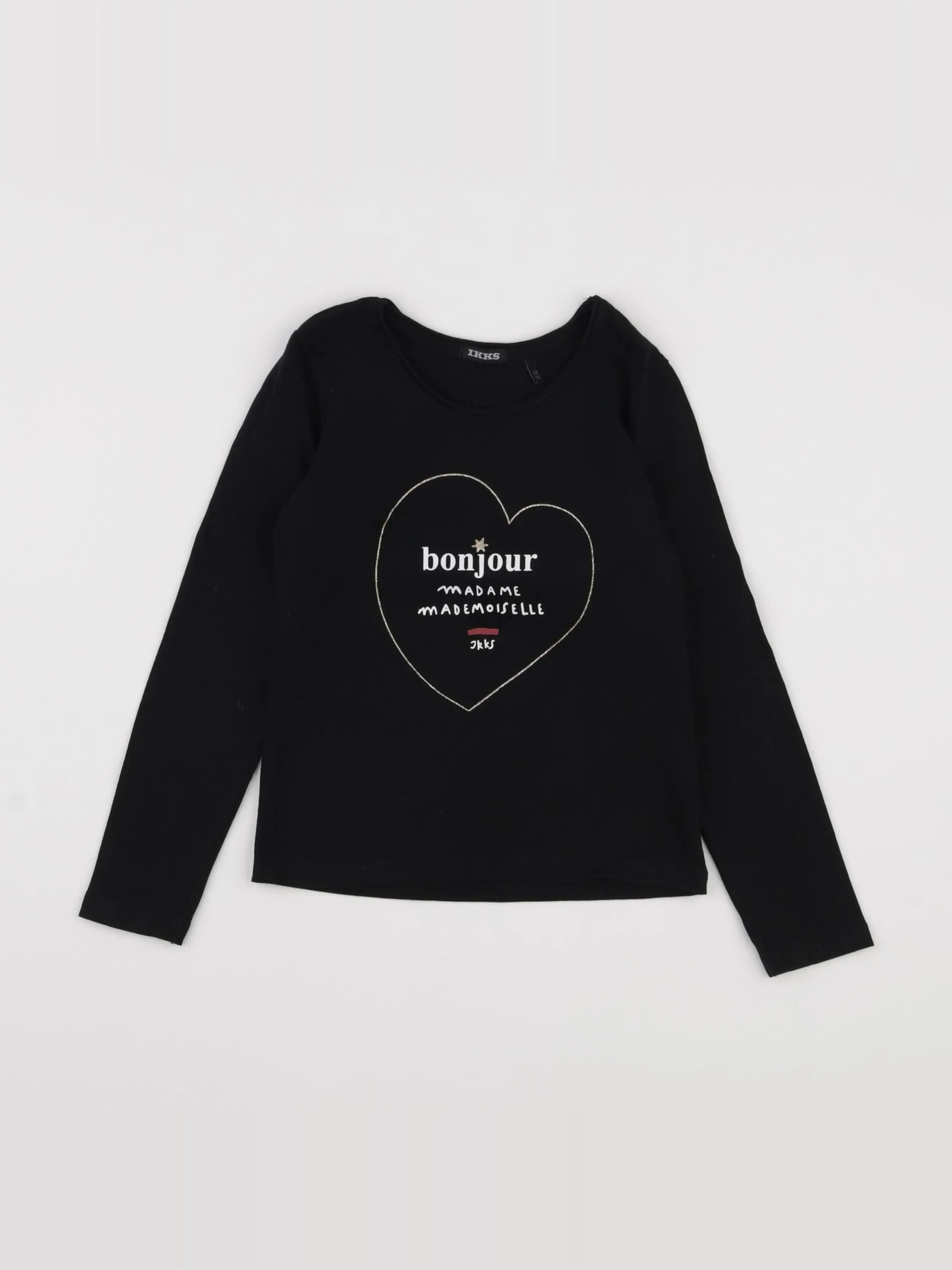 IKKS - tee-shirt noir - 6 ans
