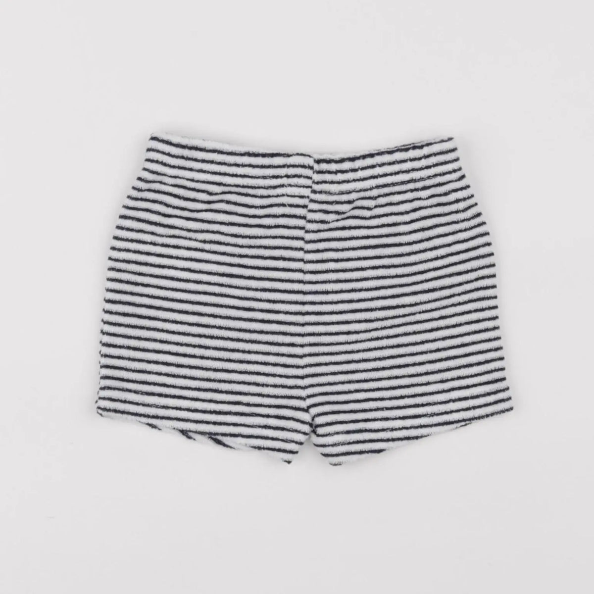 Vertbaudet - short bleu, blanc - 12 mois