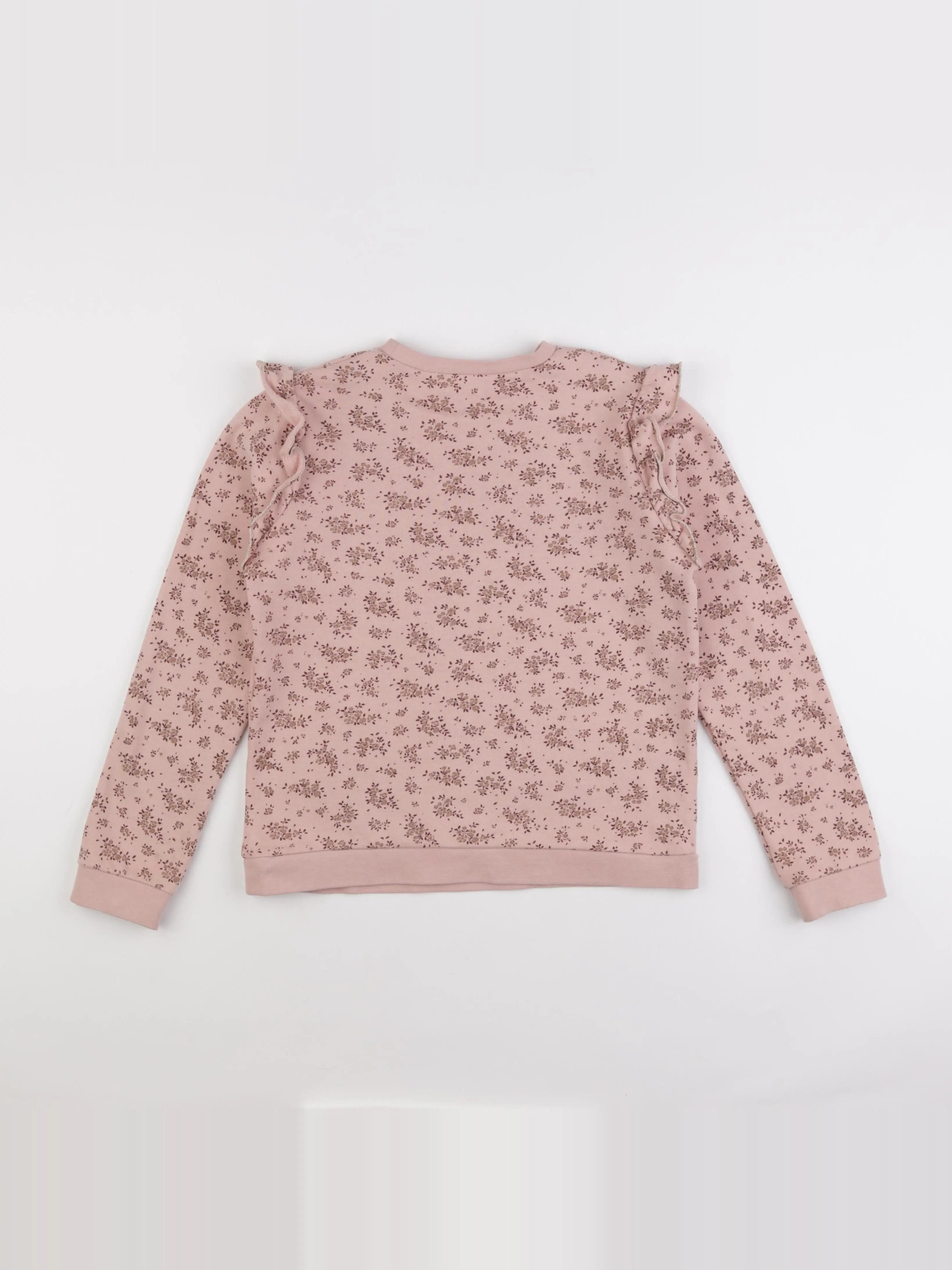 Vertbaudet - sweat rose - 12 ans
