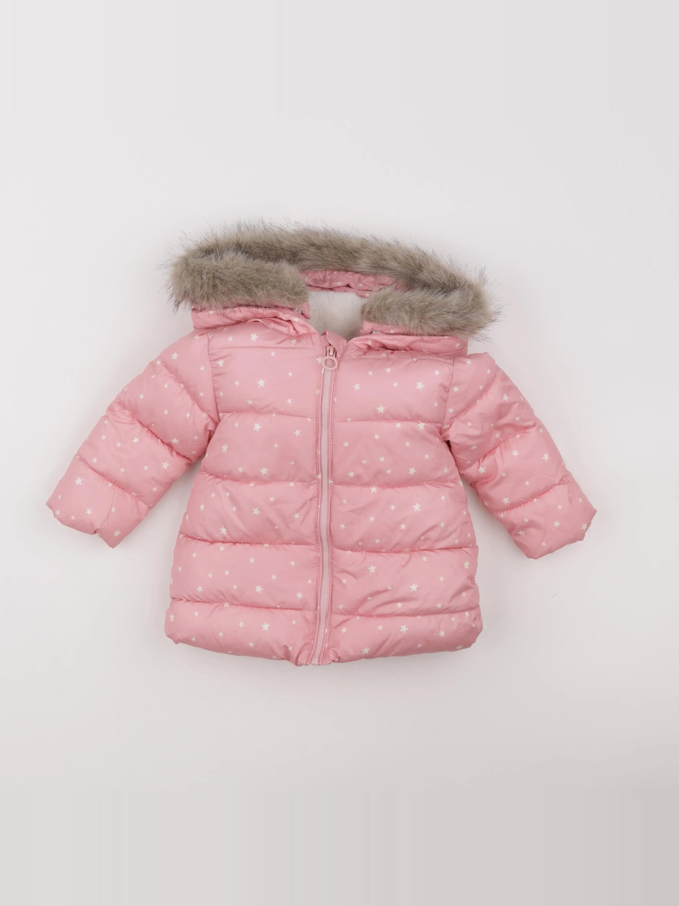 Sfera - doudoune rose - 12/18 mois