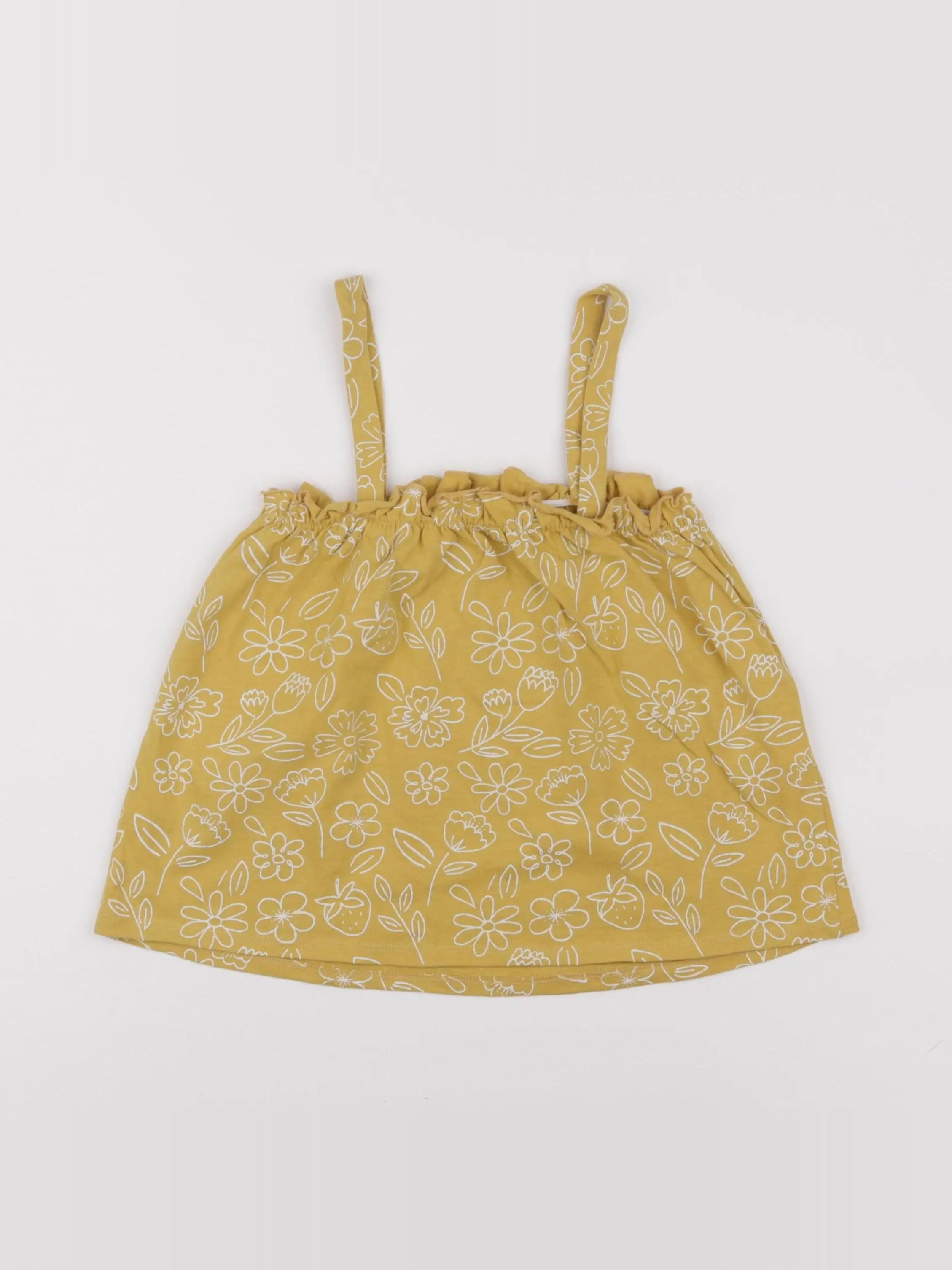 Mango - débardeur jaune - 9/10 ans