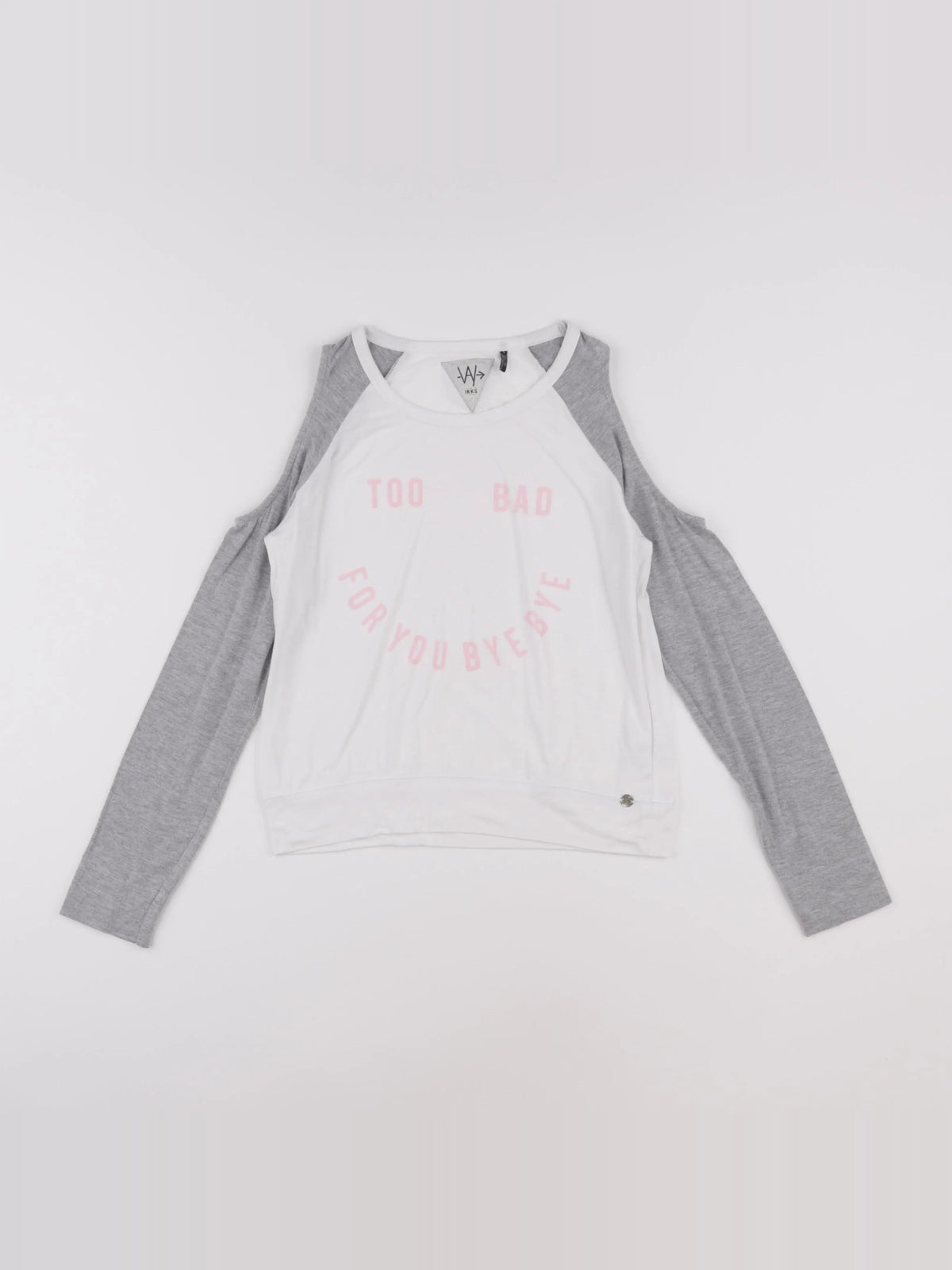 IKKS - tee-shirt blanc - 10 ans