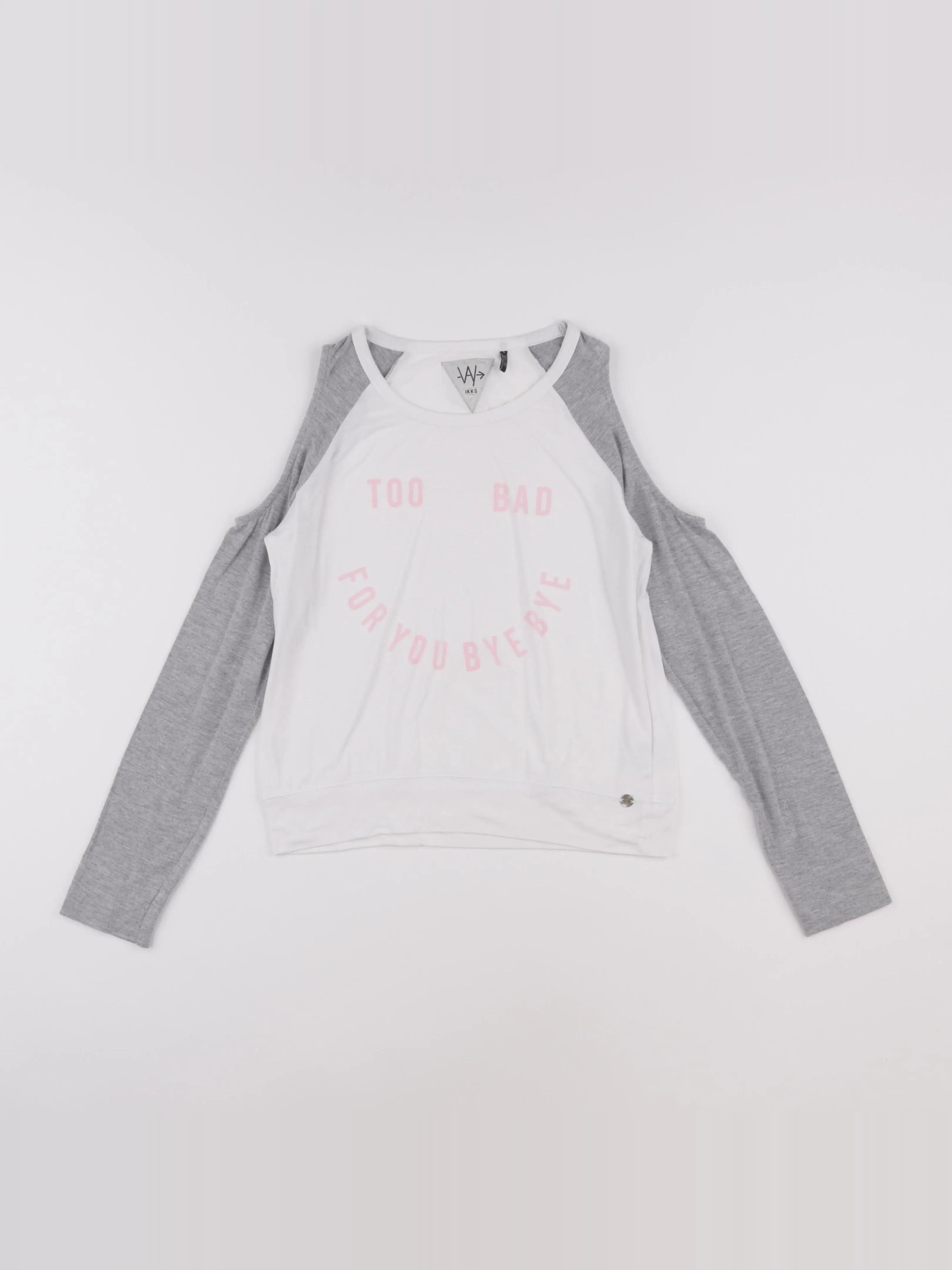 IKKS - tee-shirt blanc - 10 ans