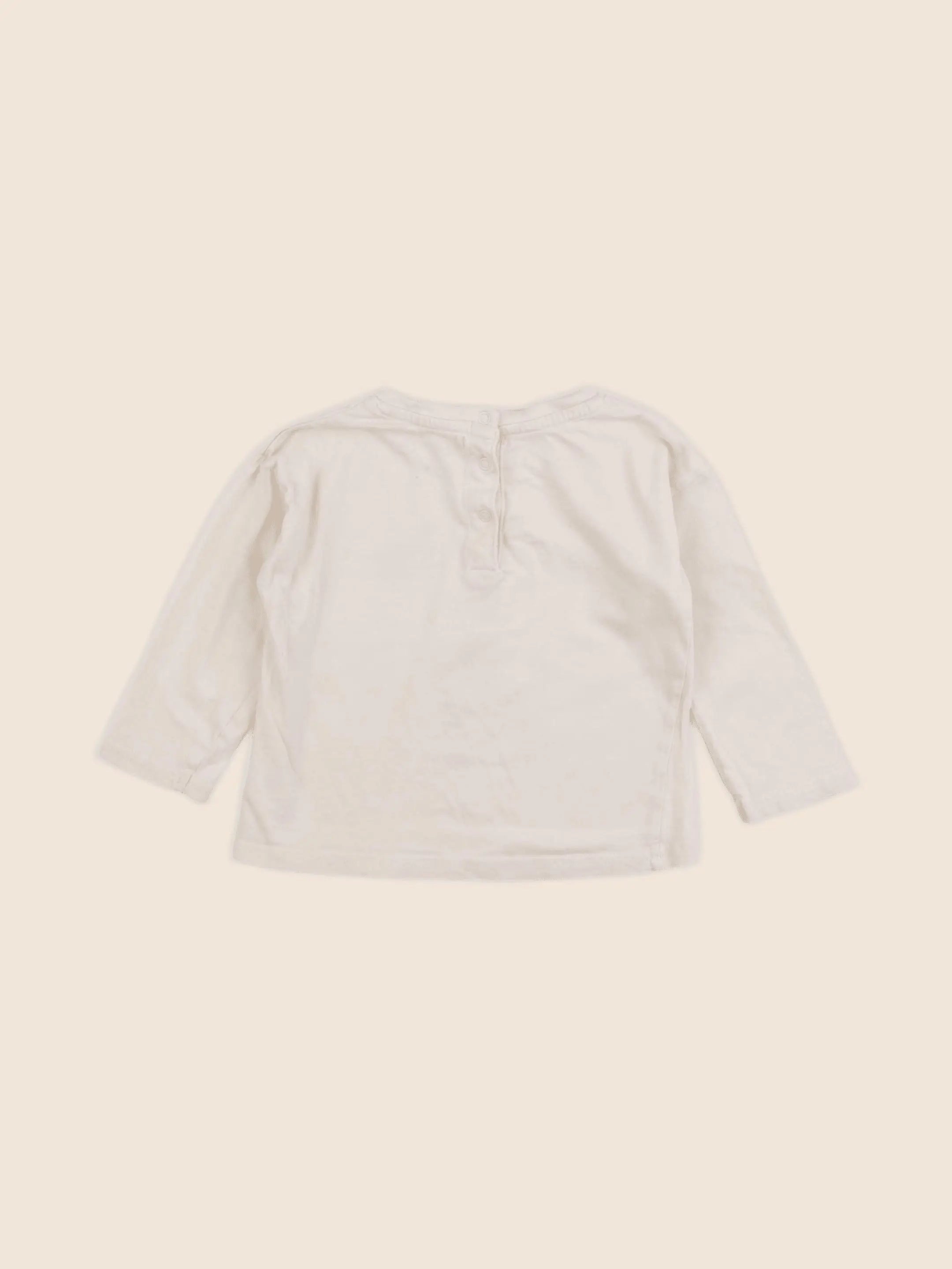 Vertbaudet - tee-shirt beige - 18 mois