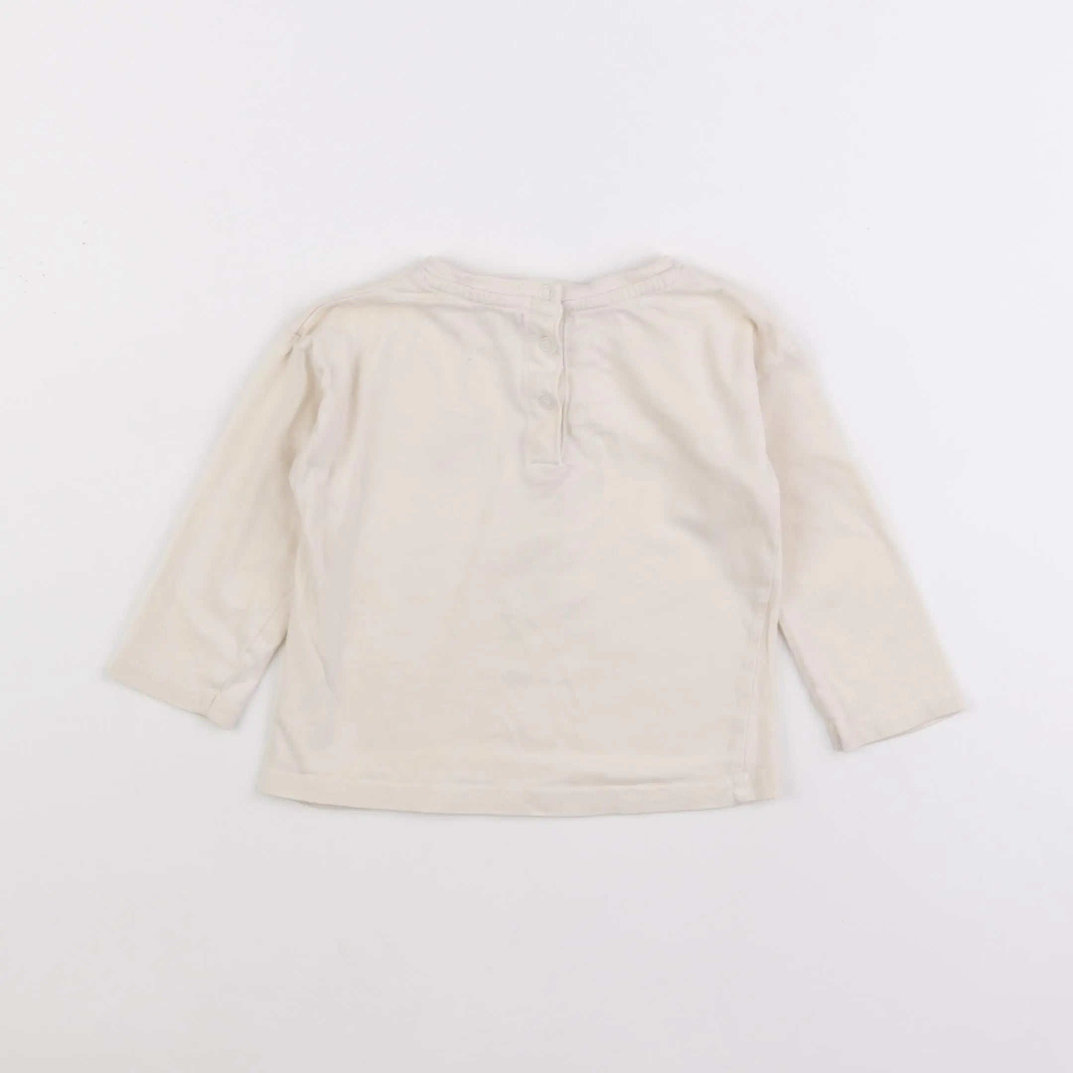 Vertbaudet - tee-shirt beige - 18 mois