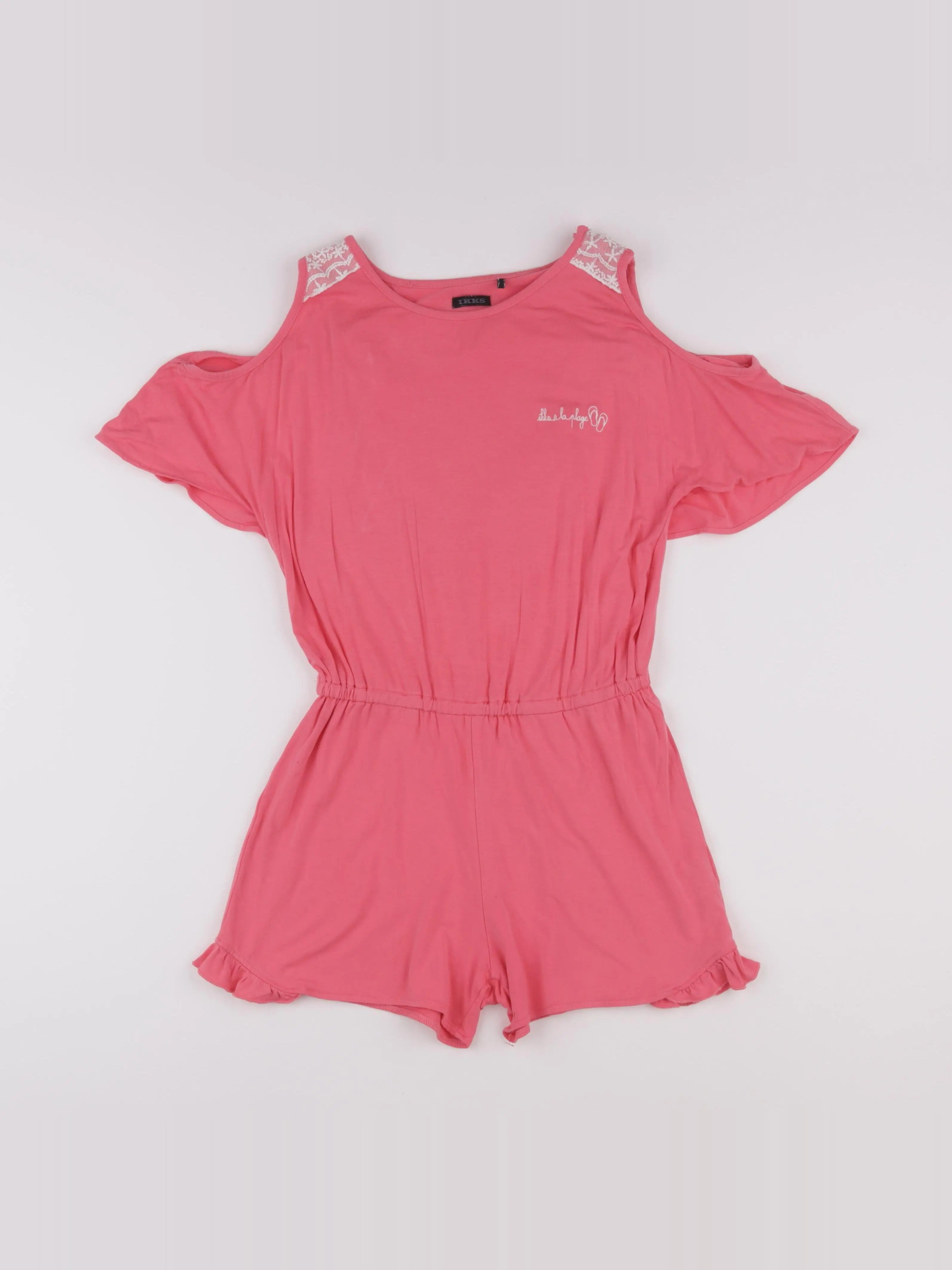 IKKS - combinaison rose - 10 ans