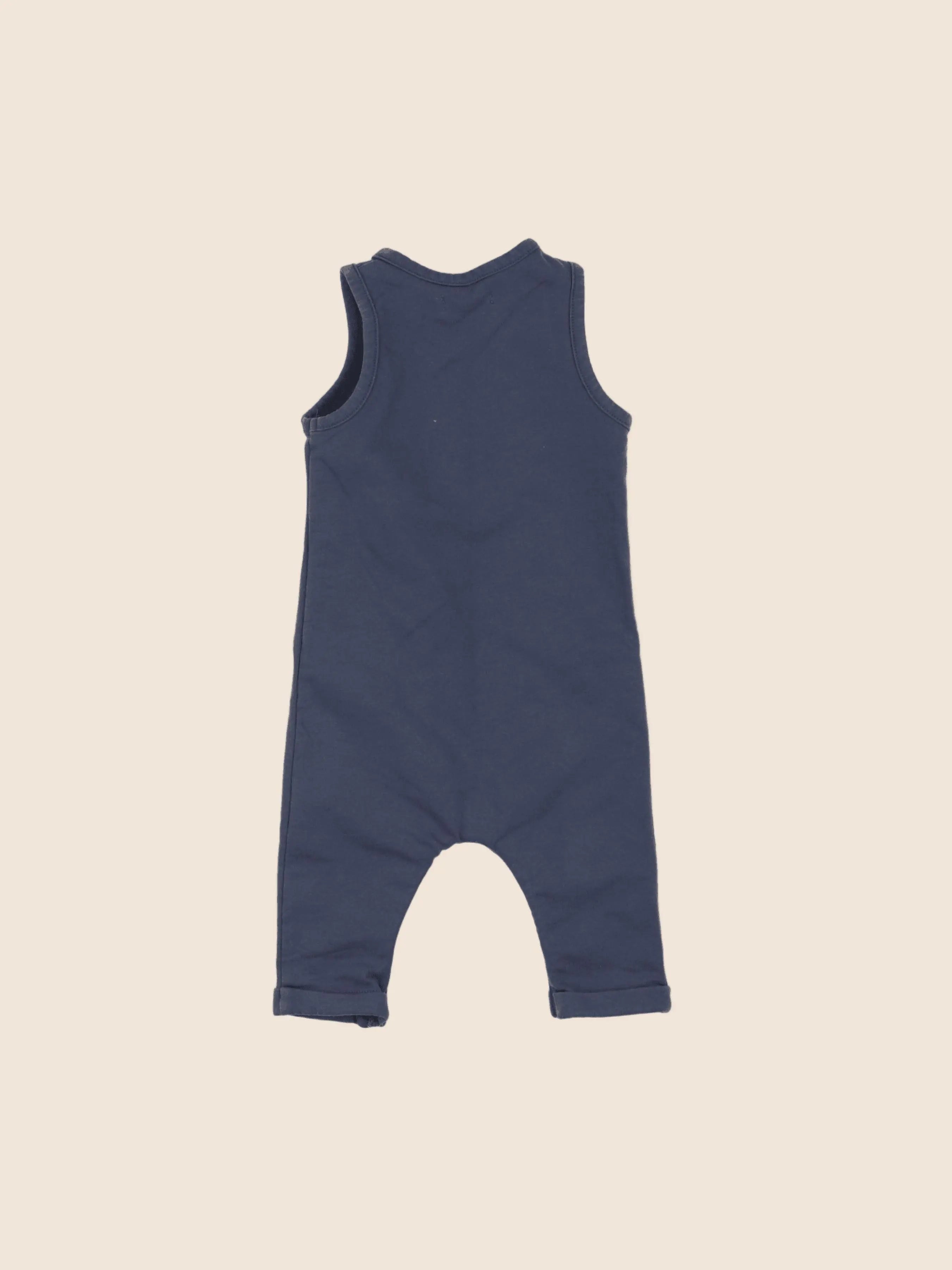 Vertbaudet - combinaison bleu - 6 mois