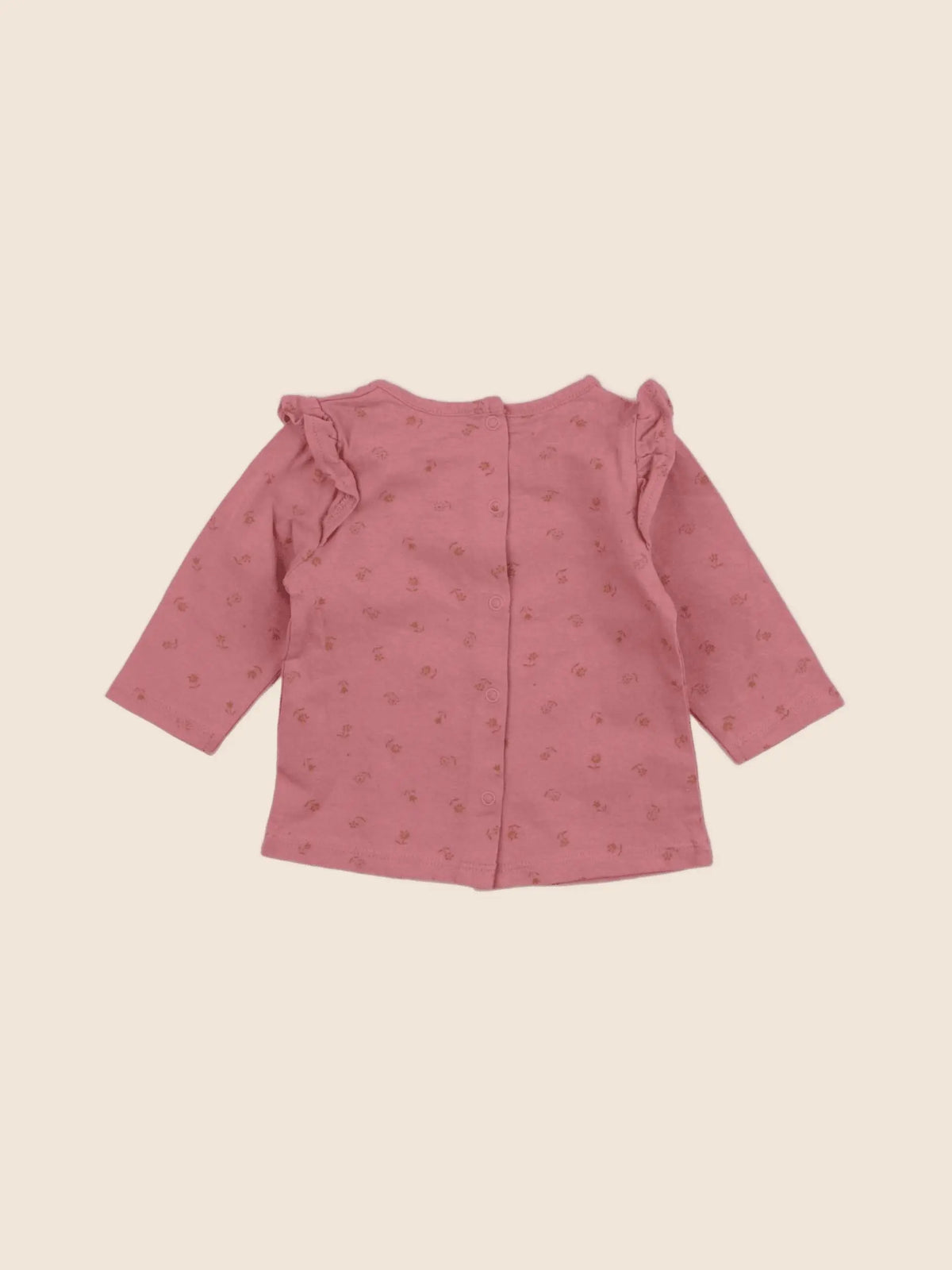Vertbaudet - tee-shirt rose - 3 mois