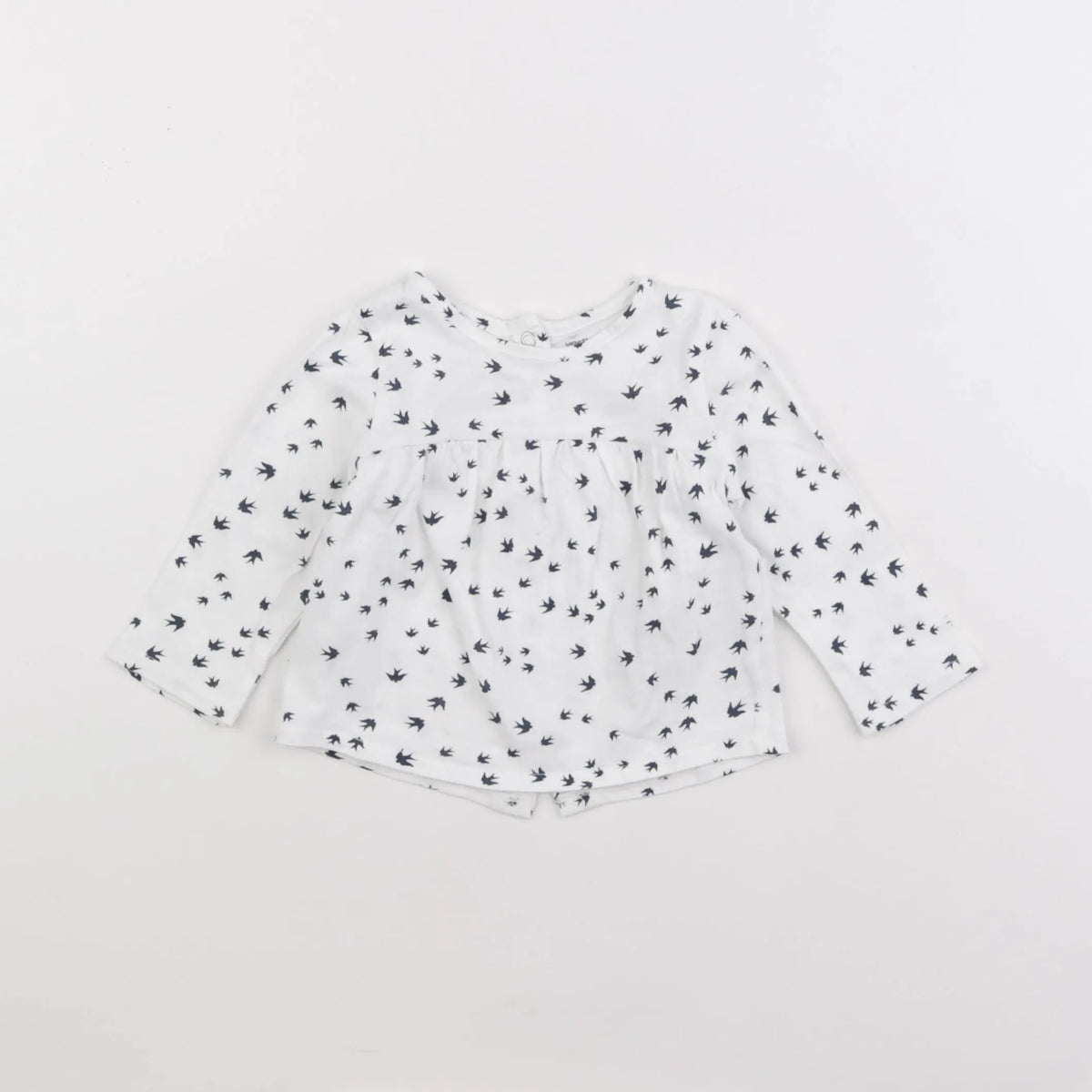 Vertbaudet - tee-shirt blanc - 6 mois