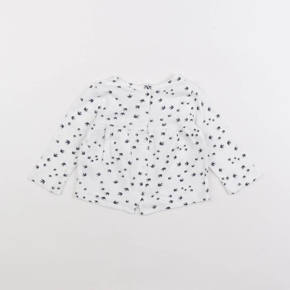 Vertbaudet - tee-shirt blanc - 6 mois
