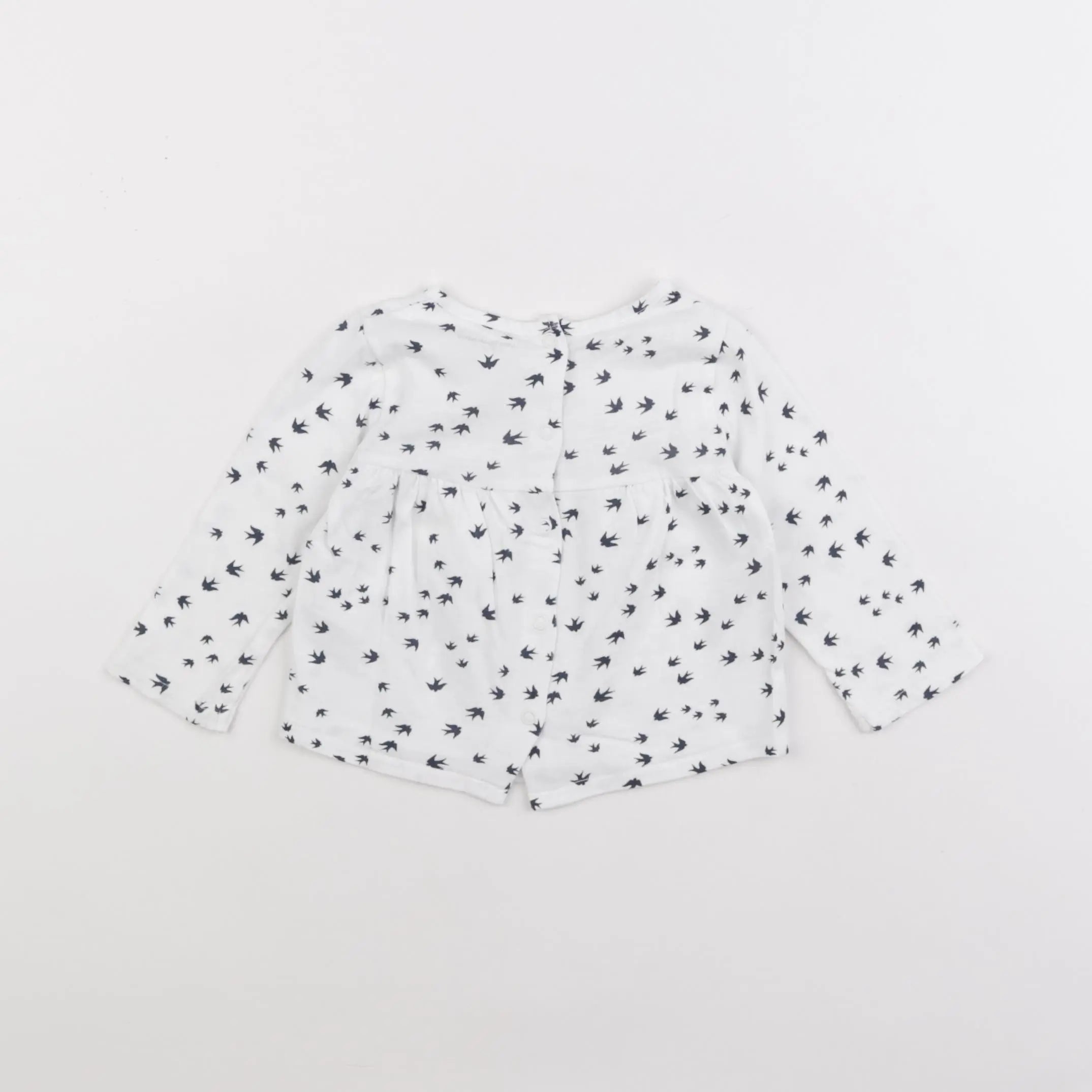 Vertbaudet - tee-shirt blanc - 6 mois
