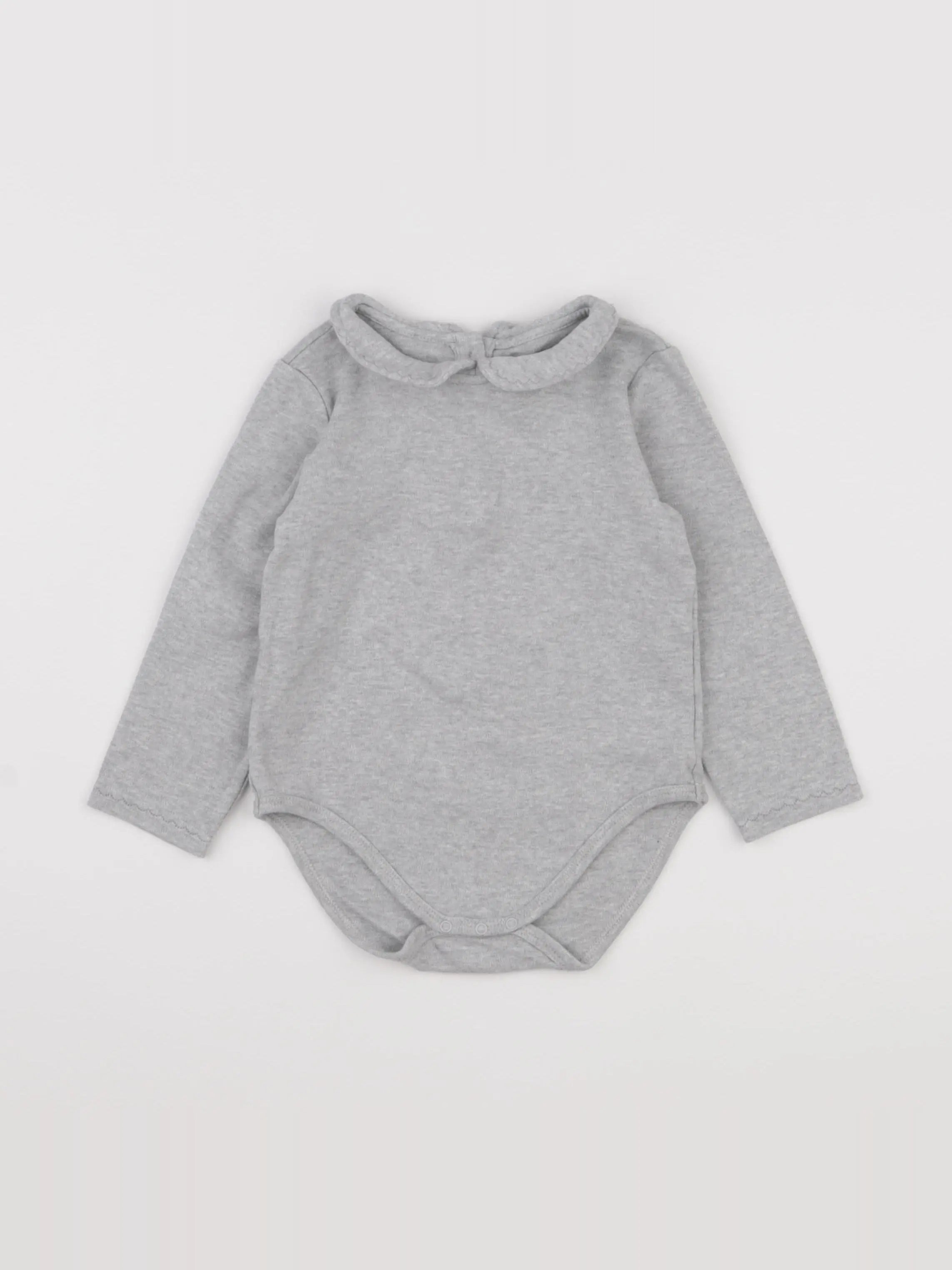 Natalys - body à col gris - 36 mois