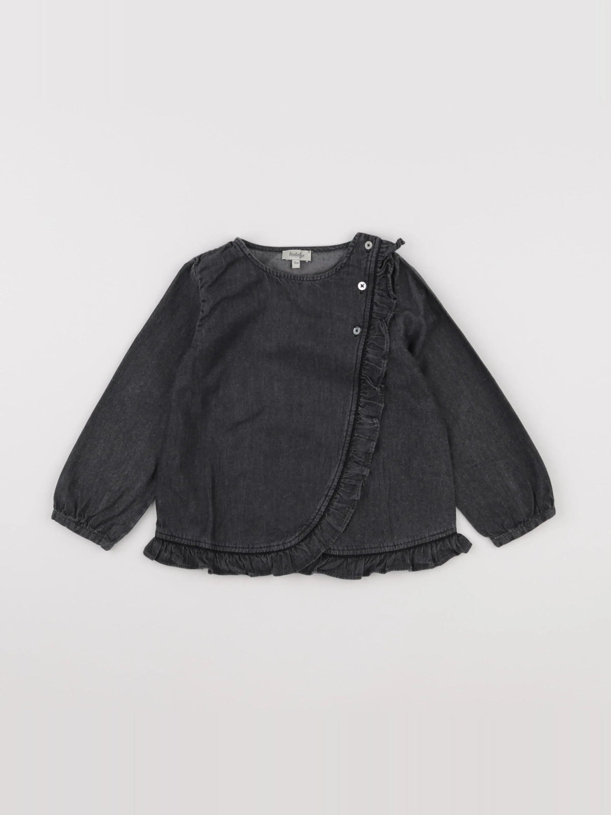 Natalys - blouse gris - 36 mois