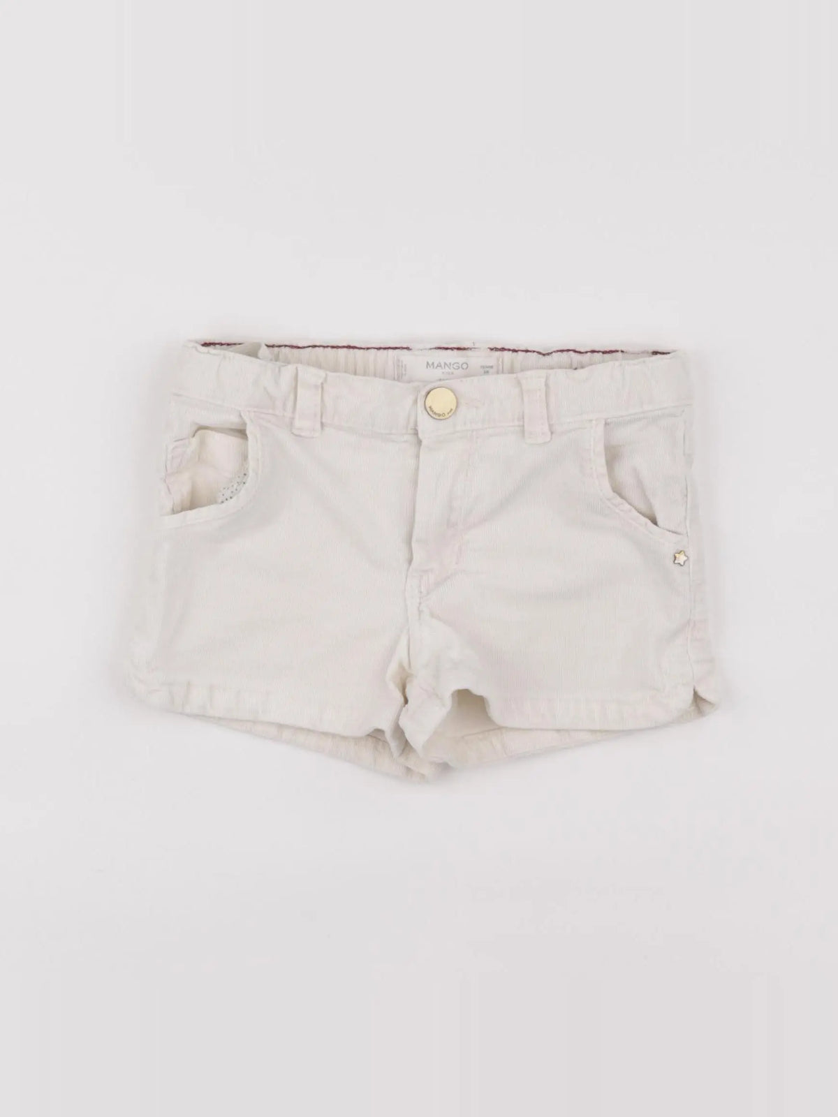 Mango - short blanc - 5/6 ans