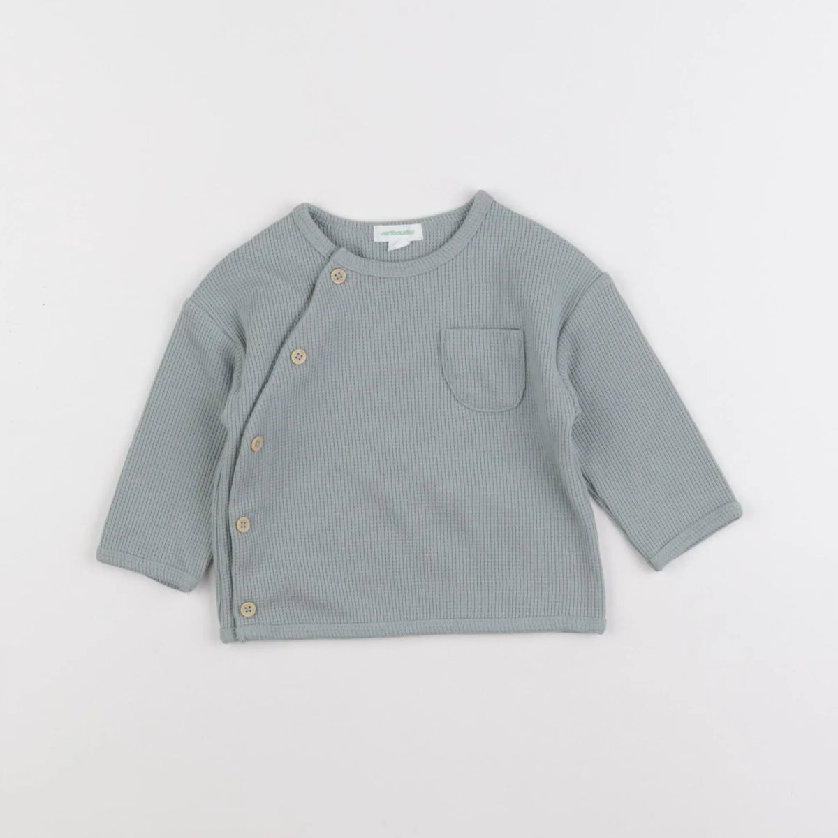 Vertbaudet - tee-shirt vert - 6 mois