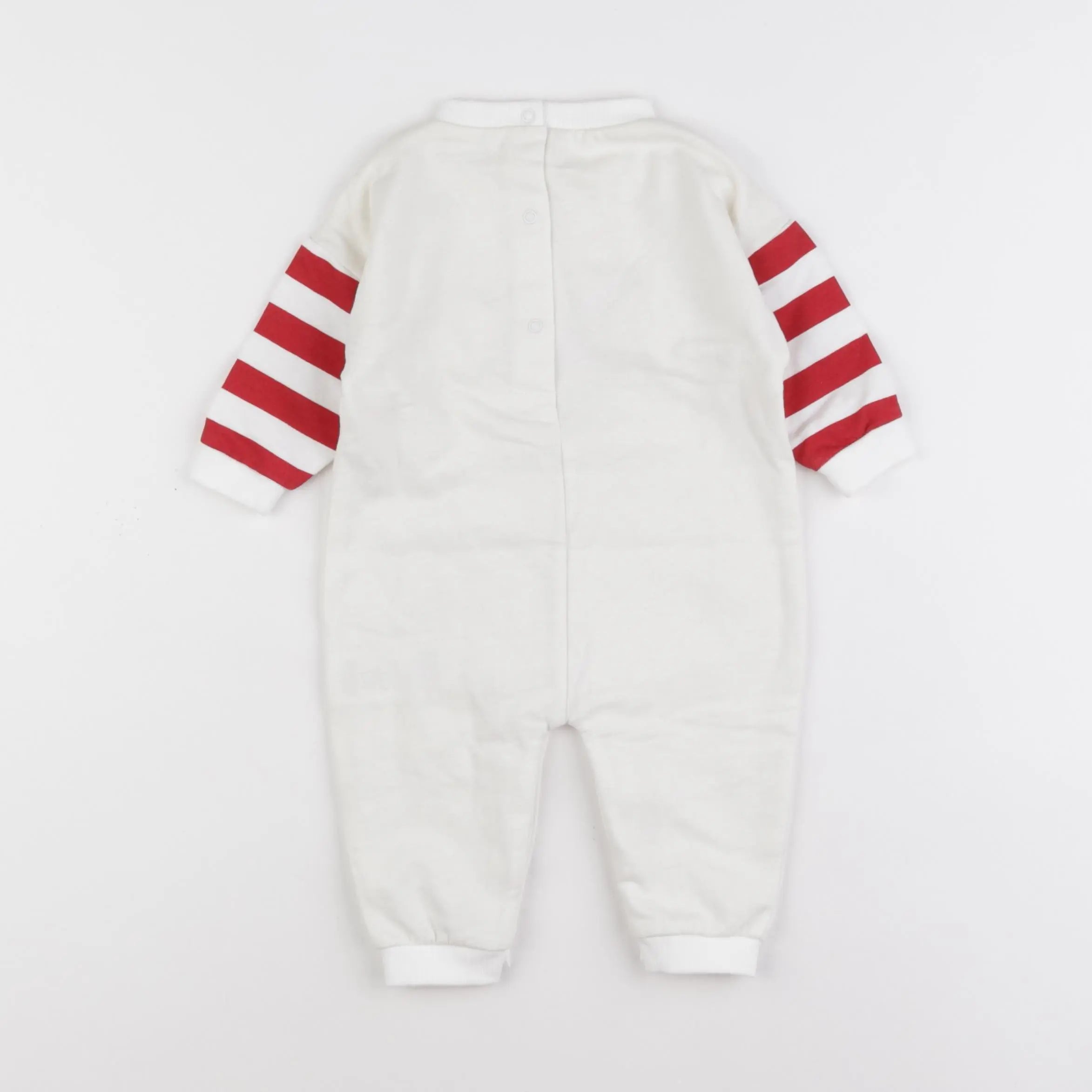 Vertbaudet - pyjama coton blanc - 6 mois