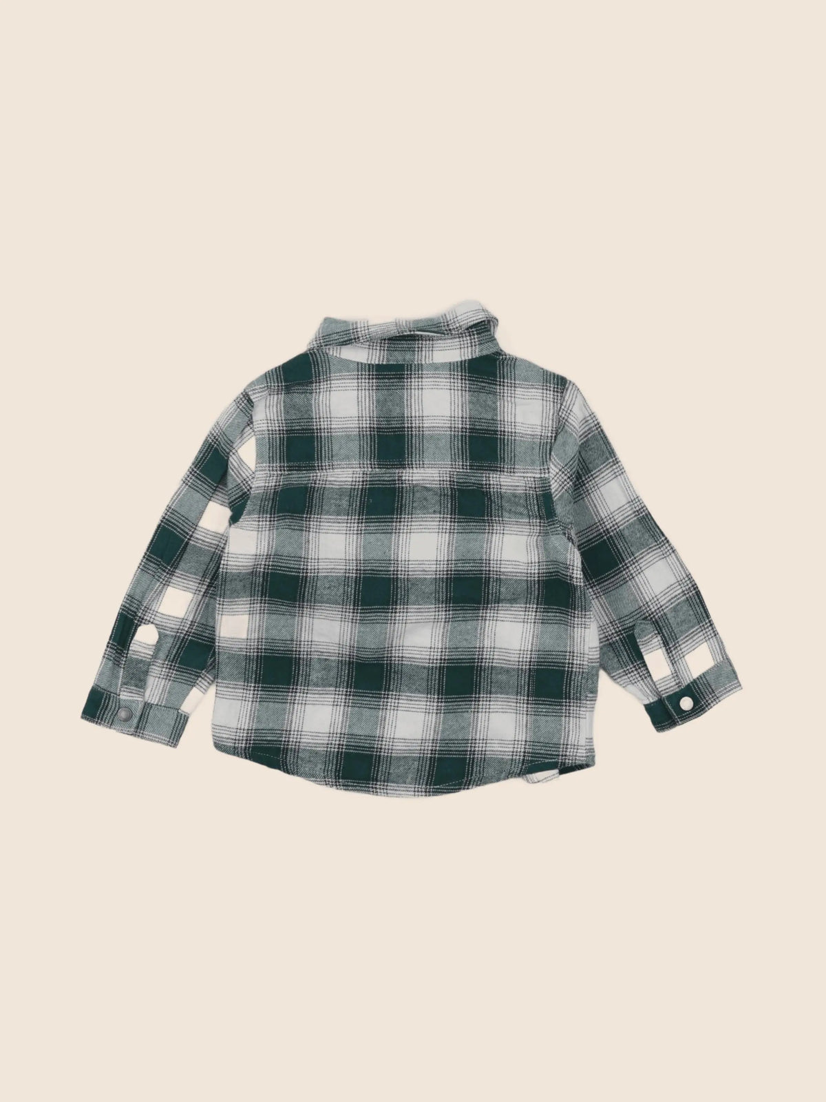 Vertbaudet - chemise vert - 12 mois