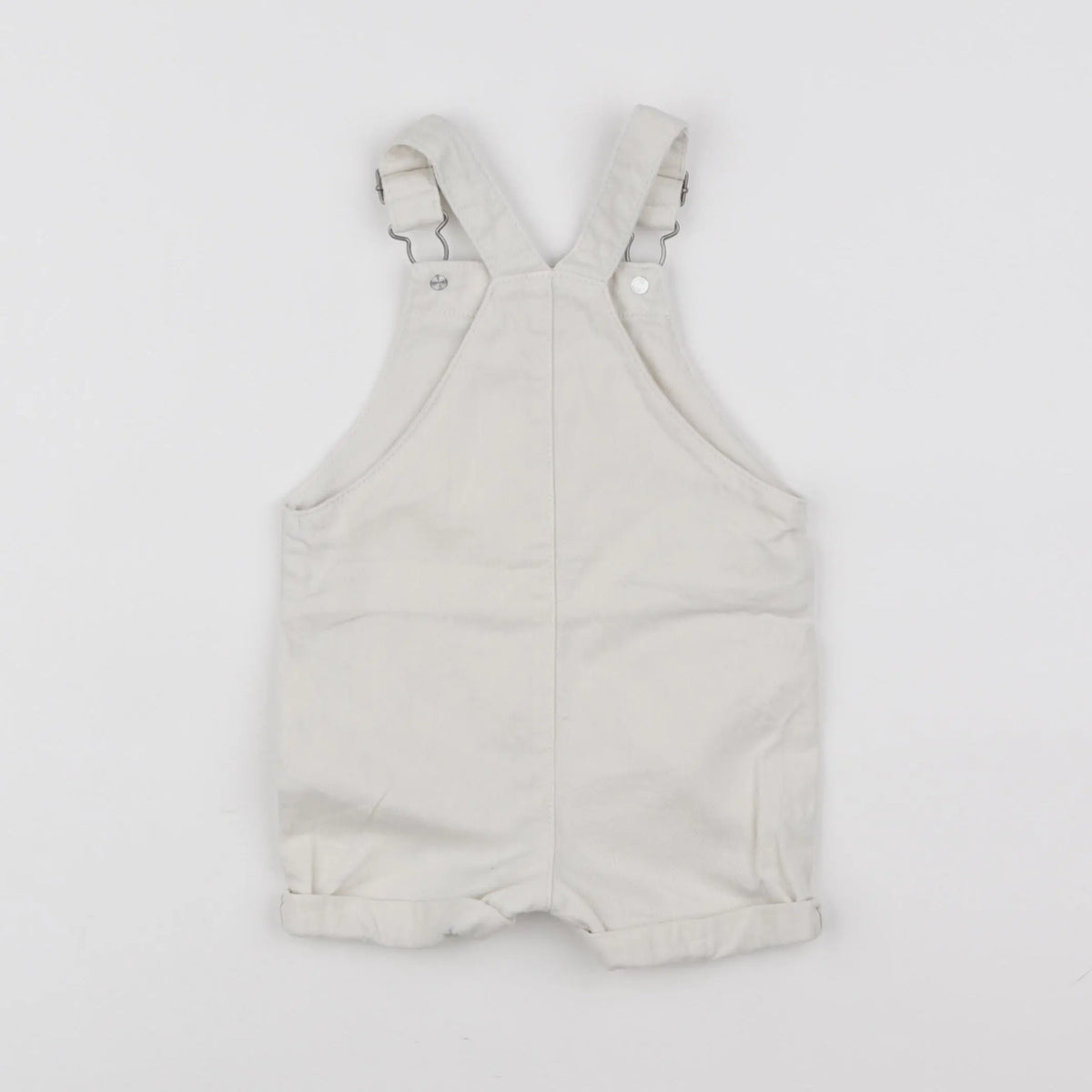 Vertbaudet - salopette beige - 9 mois