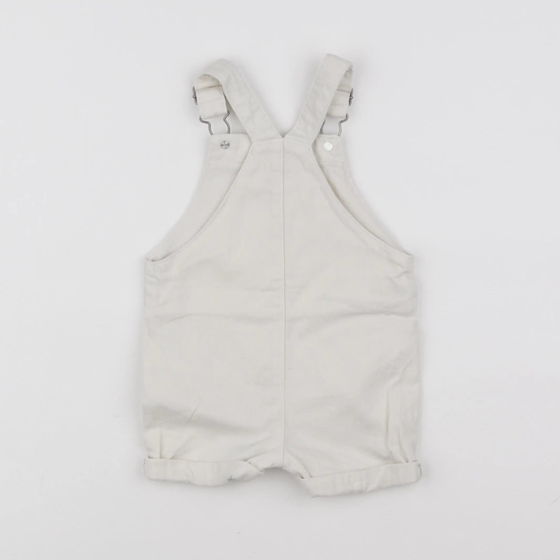 Vertbaudet - salopette beige - 9 mois