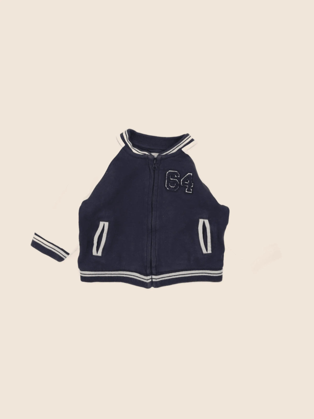 Vertbaudet - sweat bleu - 9 mois