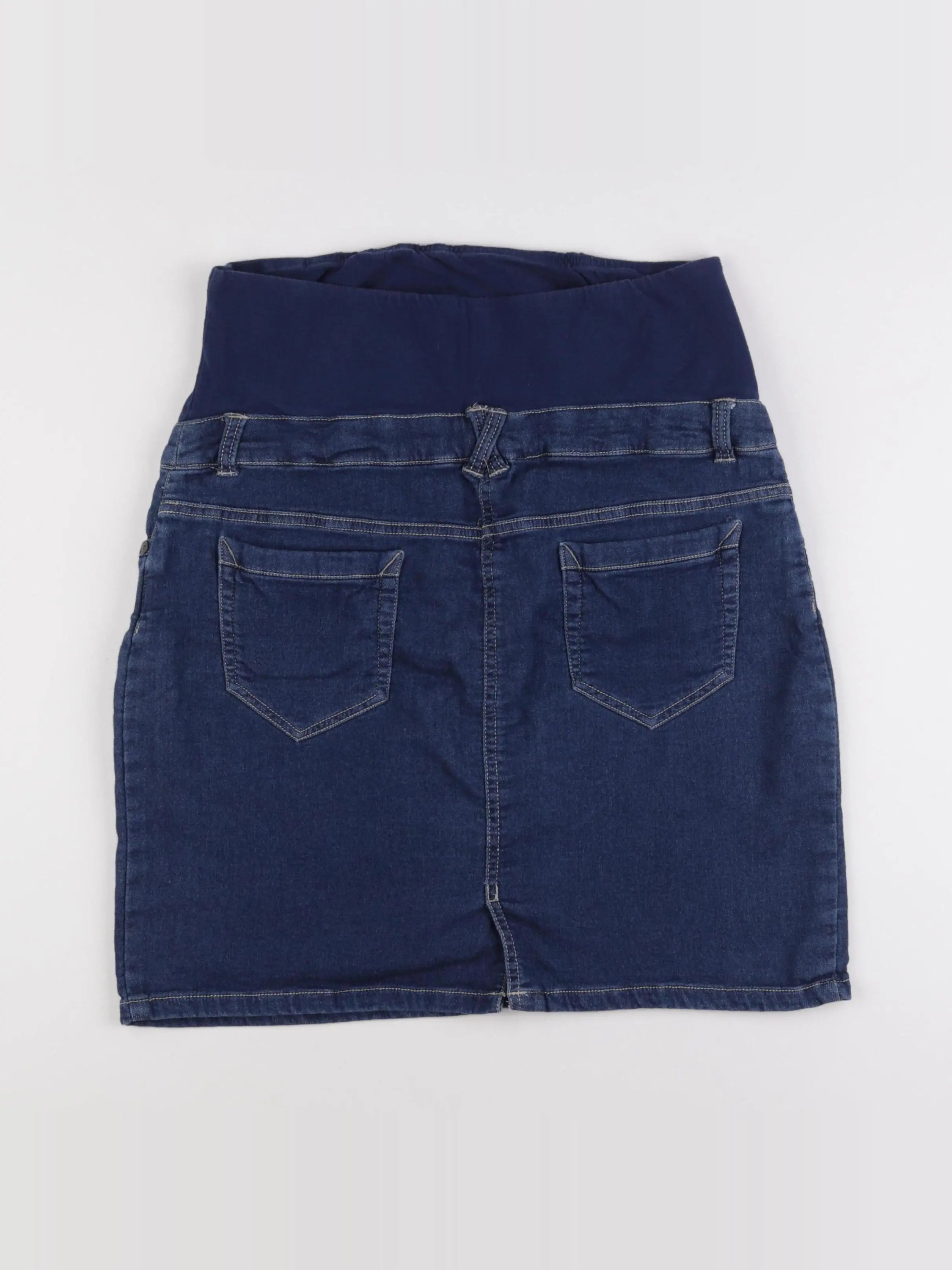 Vertbaudet - jupe grossesse bleu - 42