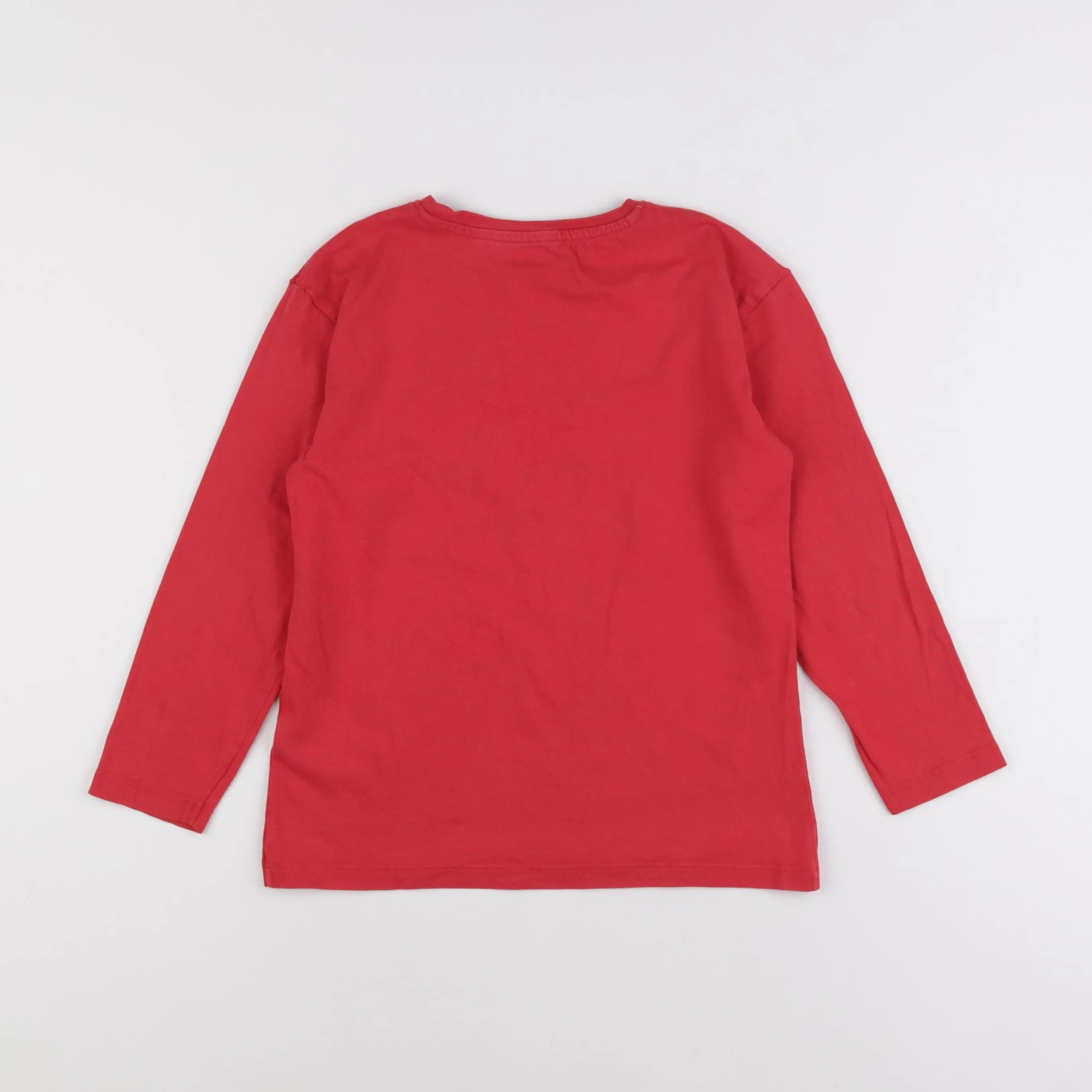 Vertbaudet - tee-shirt rouge - 8 ans