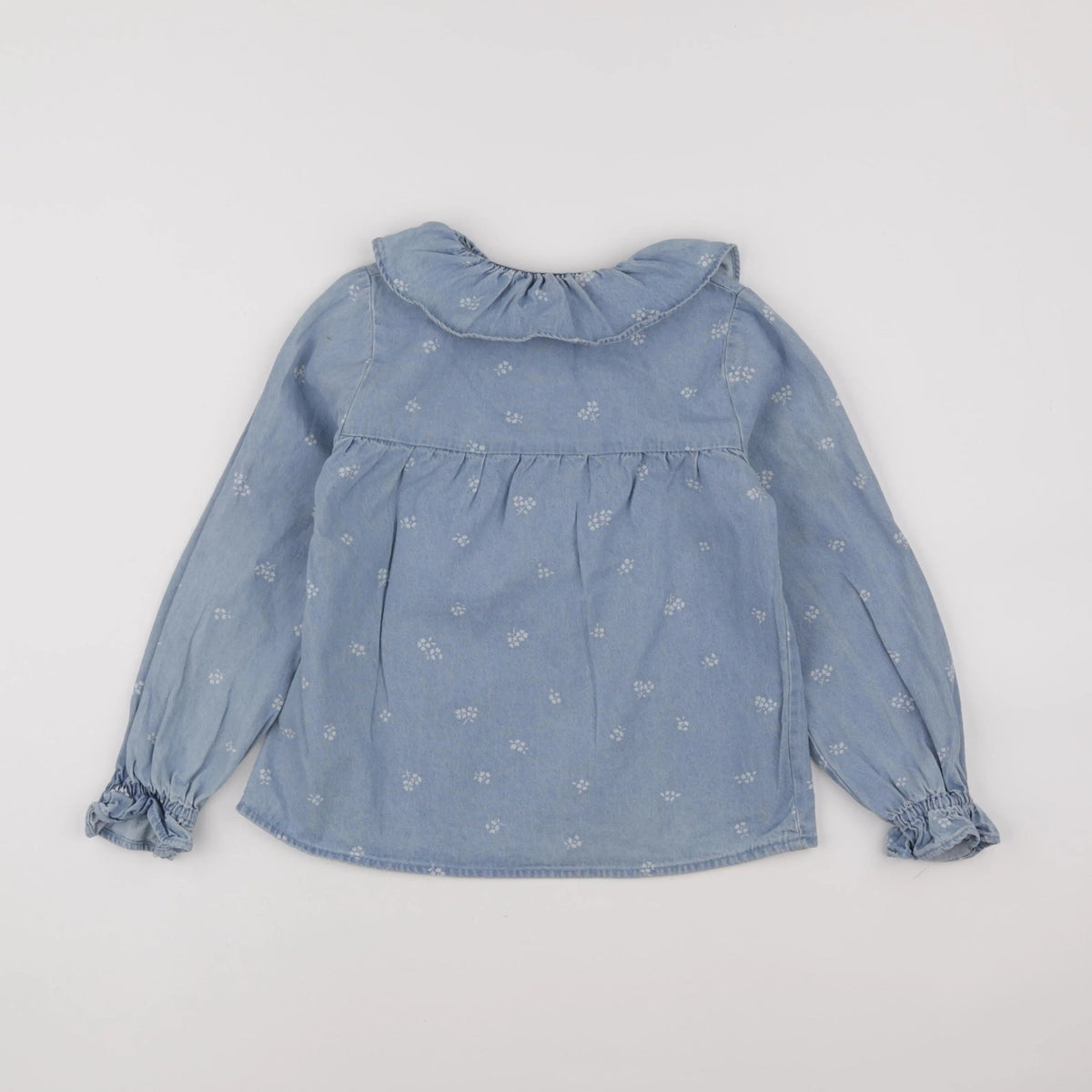 Vertbaudet - blouse bleu - 8 ans