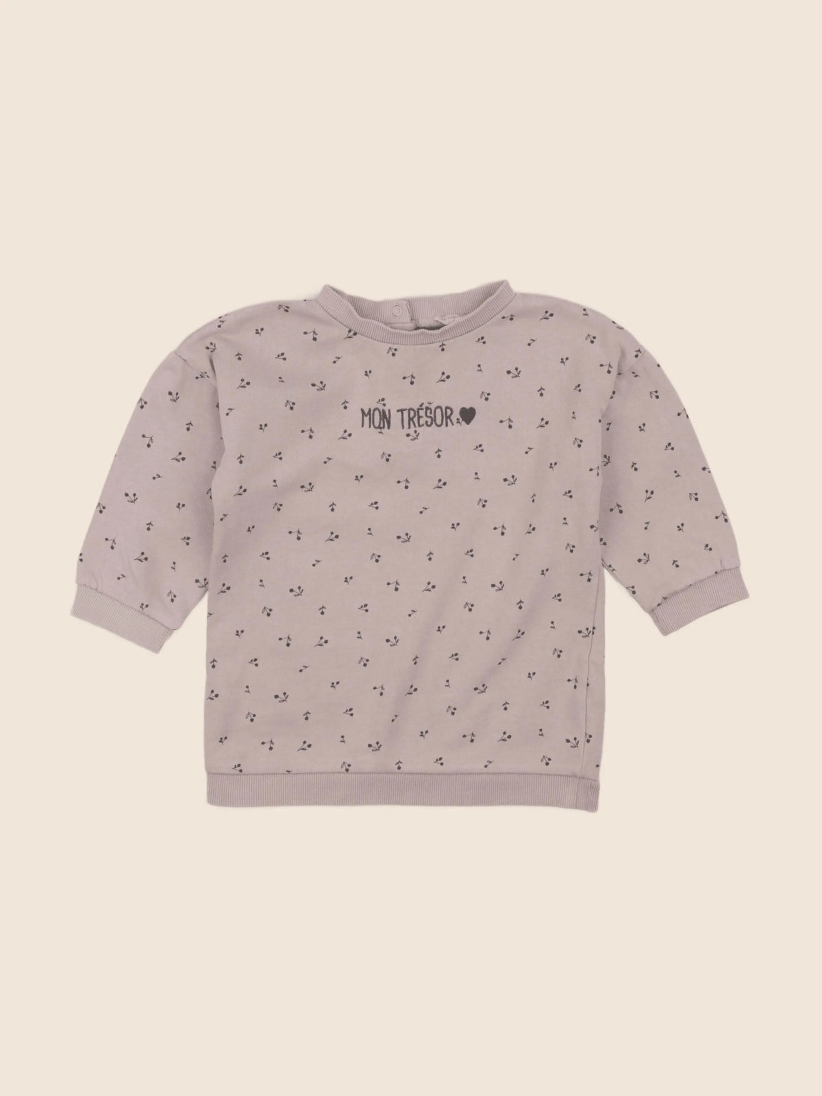 Vertbaudet - sweat rose - 24 mois