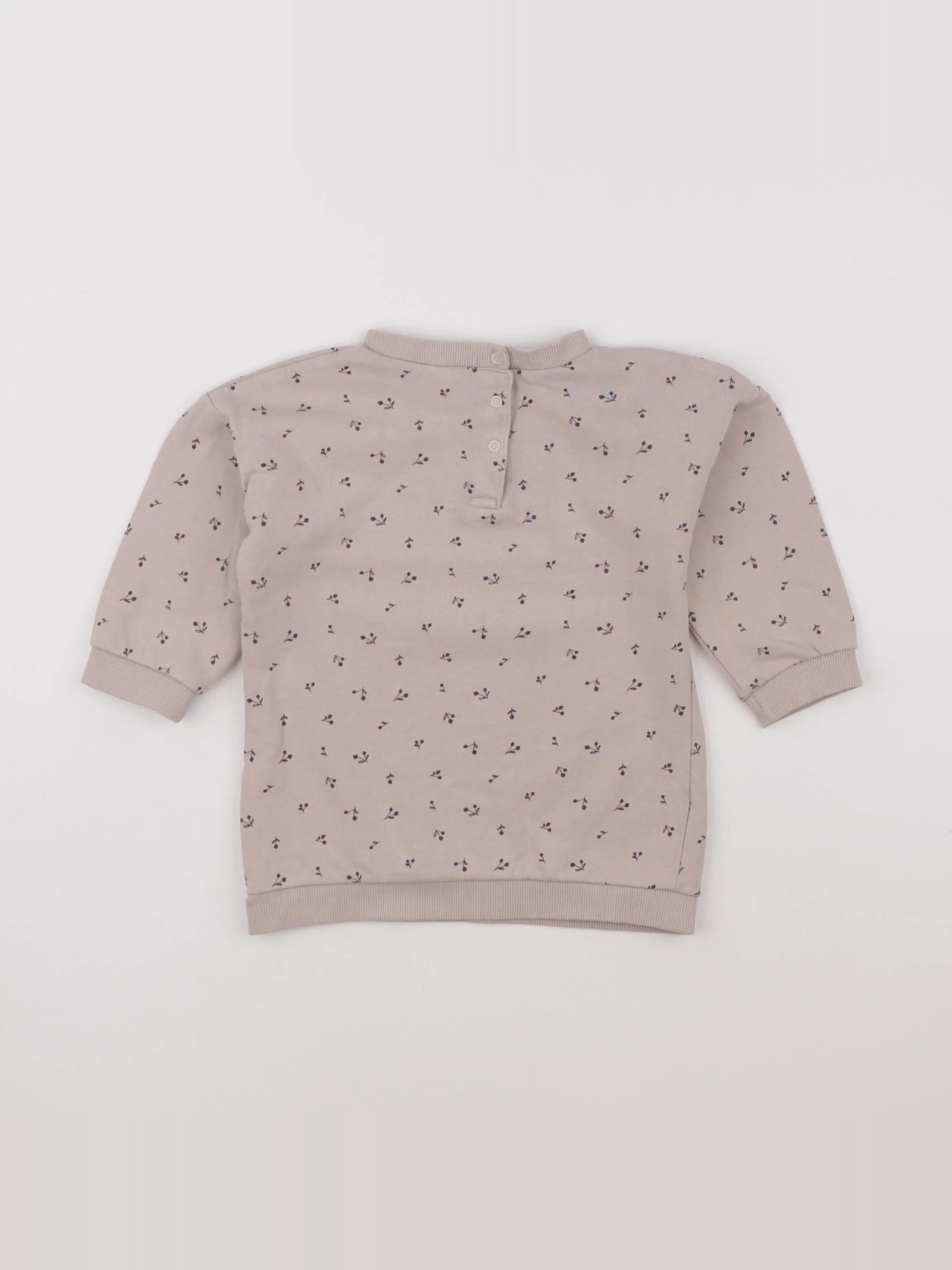 Vertbaudet - sweat rose - 24 mois