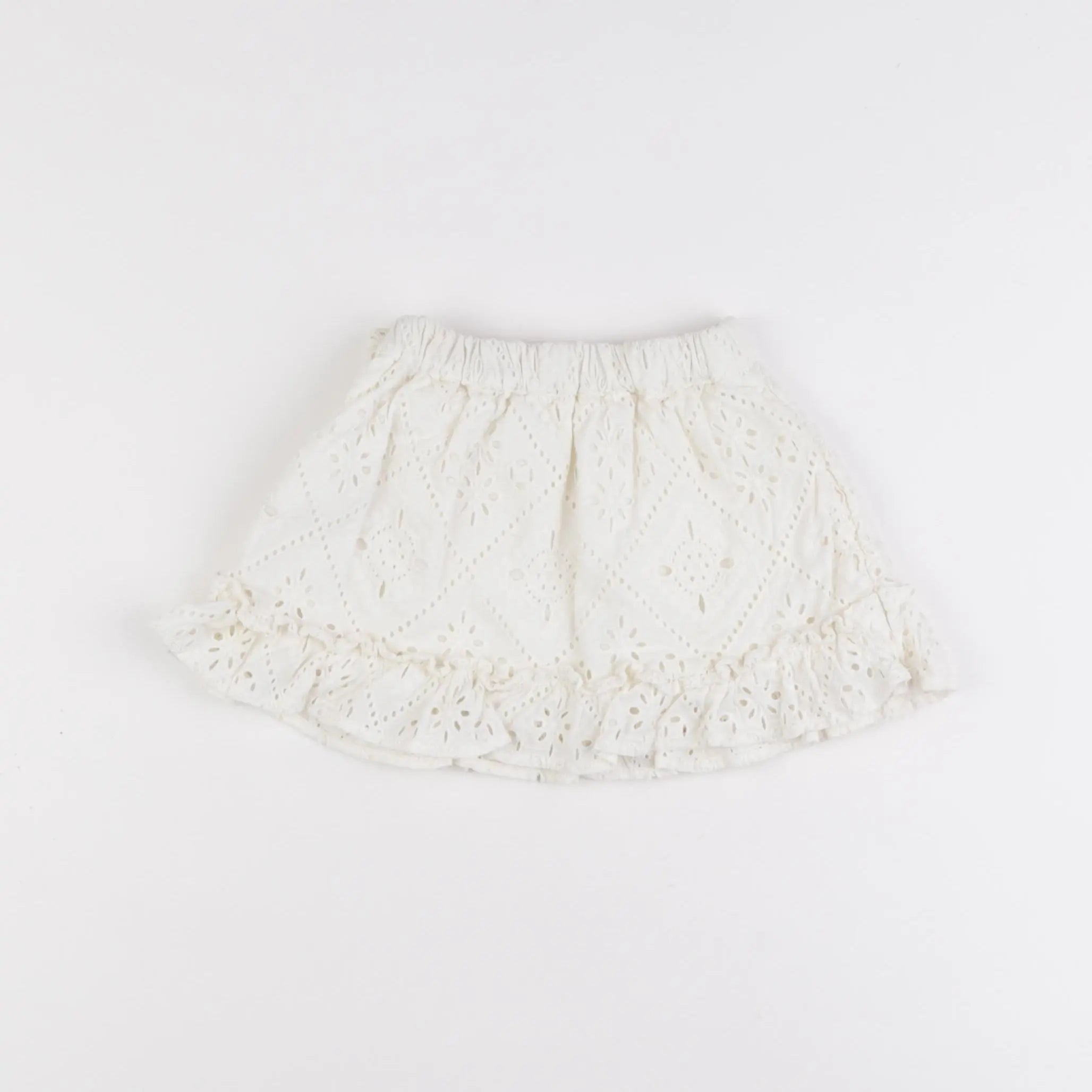 Vertbaudet - jupe beige - 2 ans