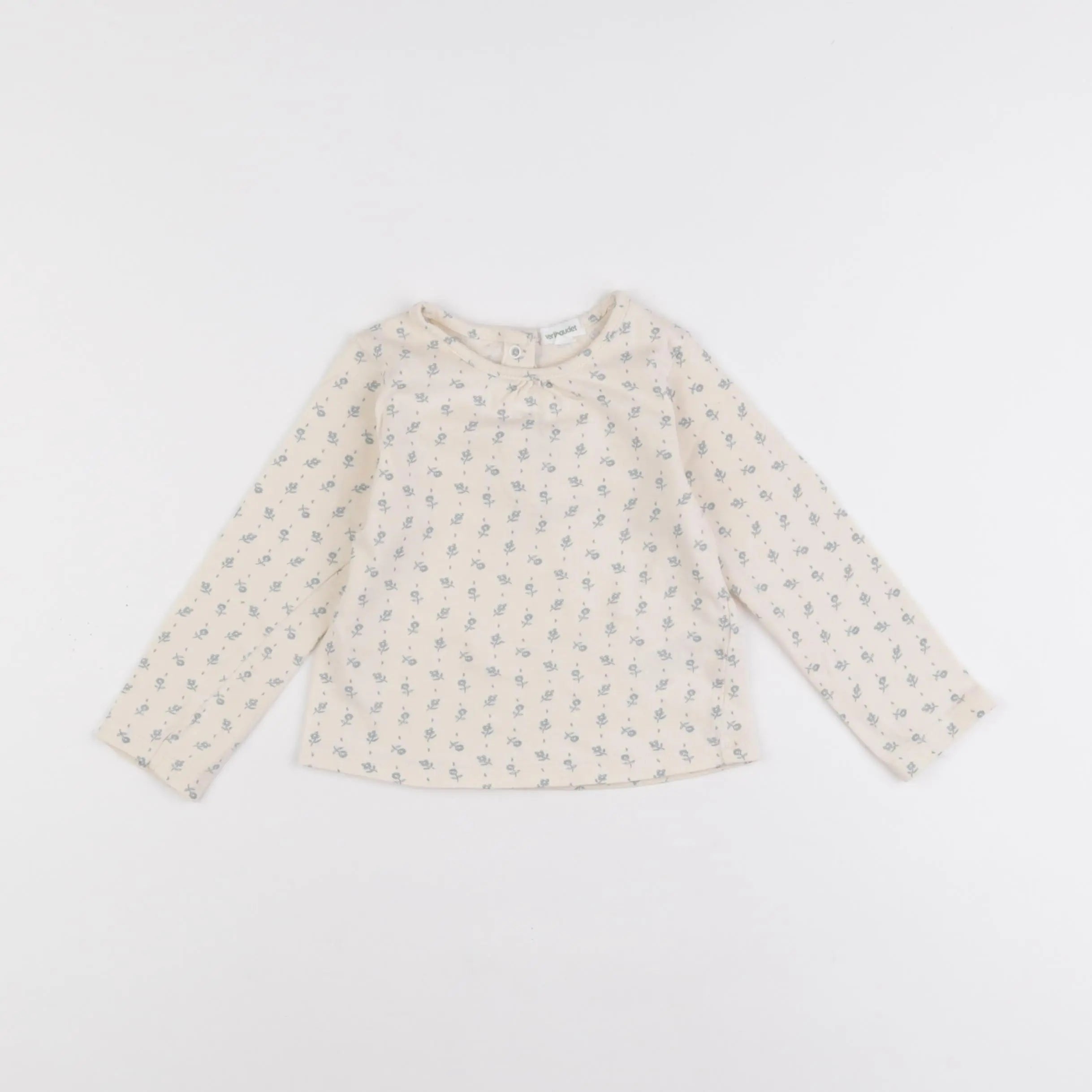Vertbaudet - tee-shirt bleu - 24 mois
