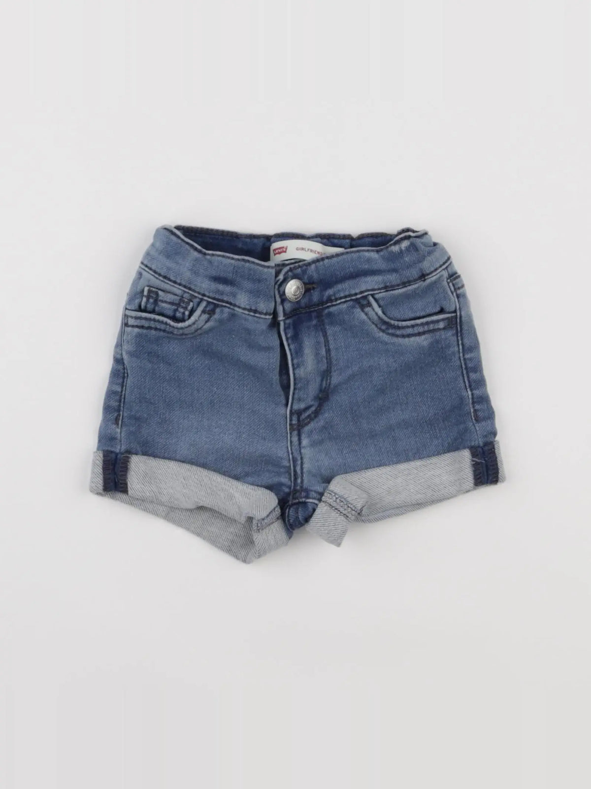 Levi's - short bleu - 12 mois